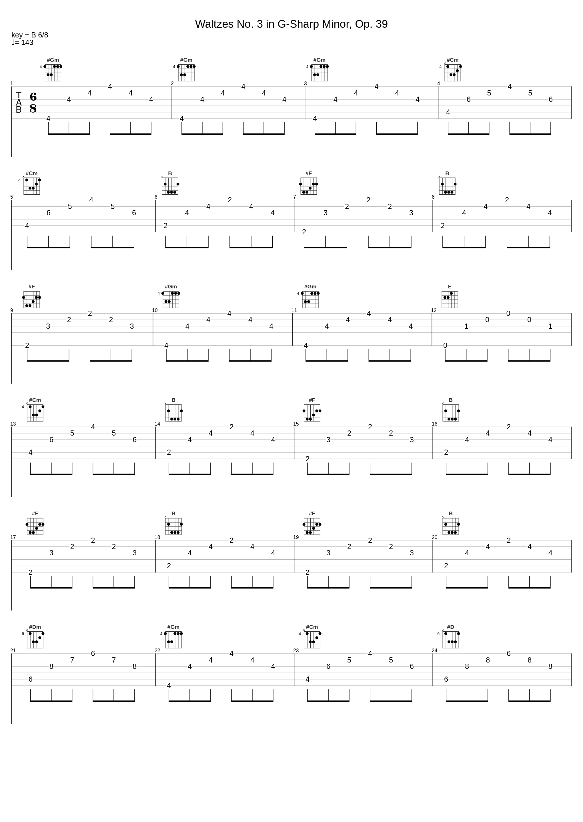 Waltzes No. 3 in G-Sharp Minor, Op. 39_Wilhelm Backhaus_1