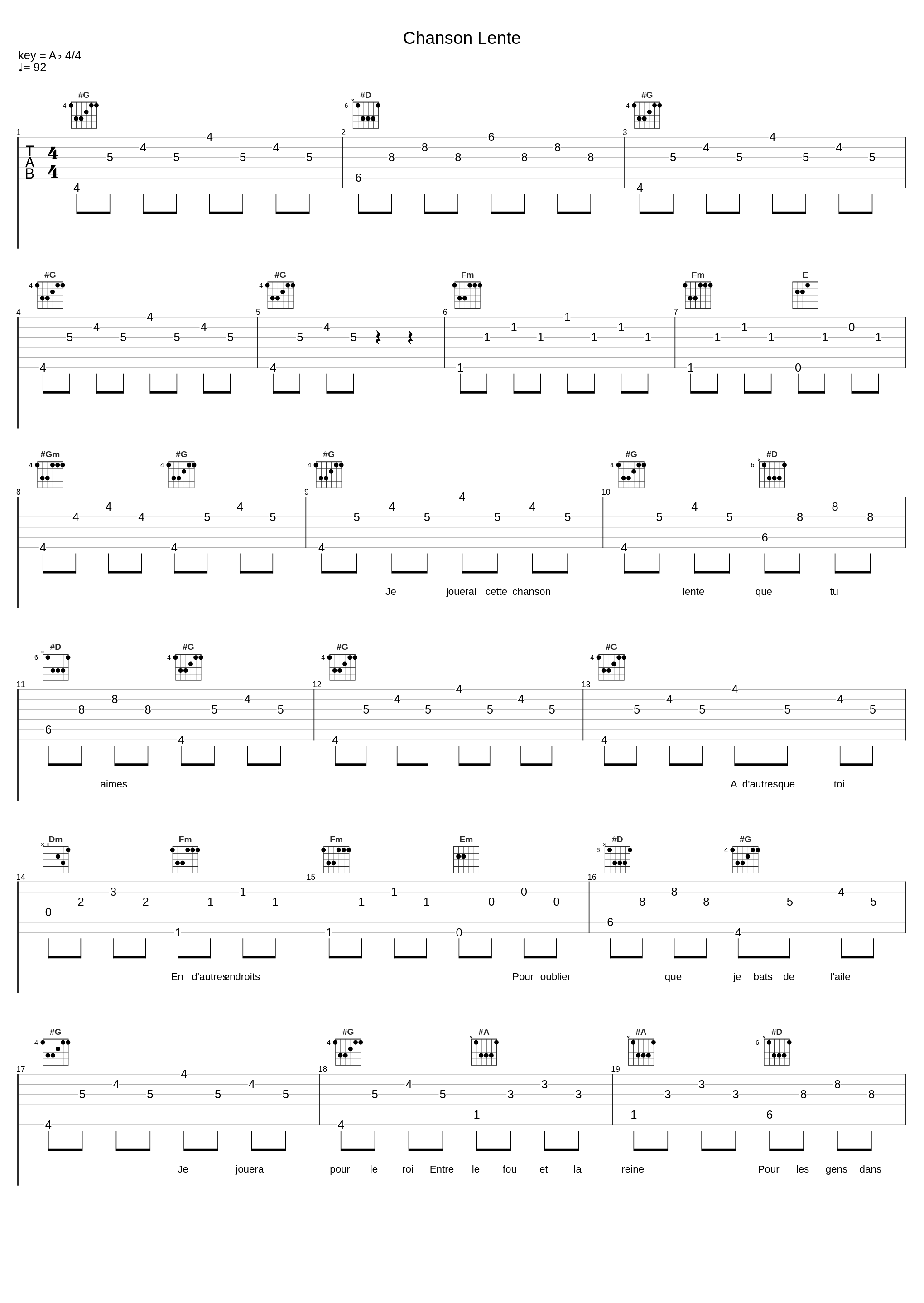 Chanson Lente_William Sheller_1