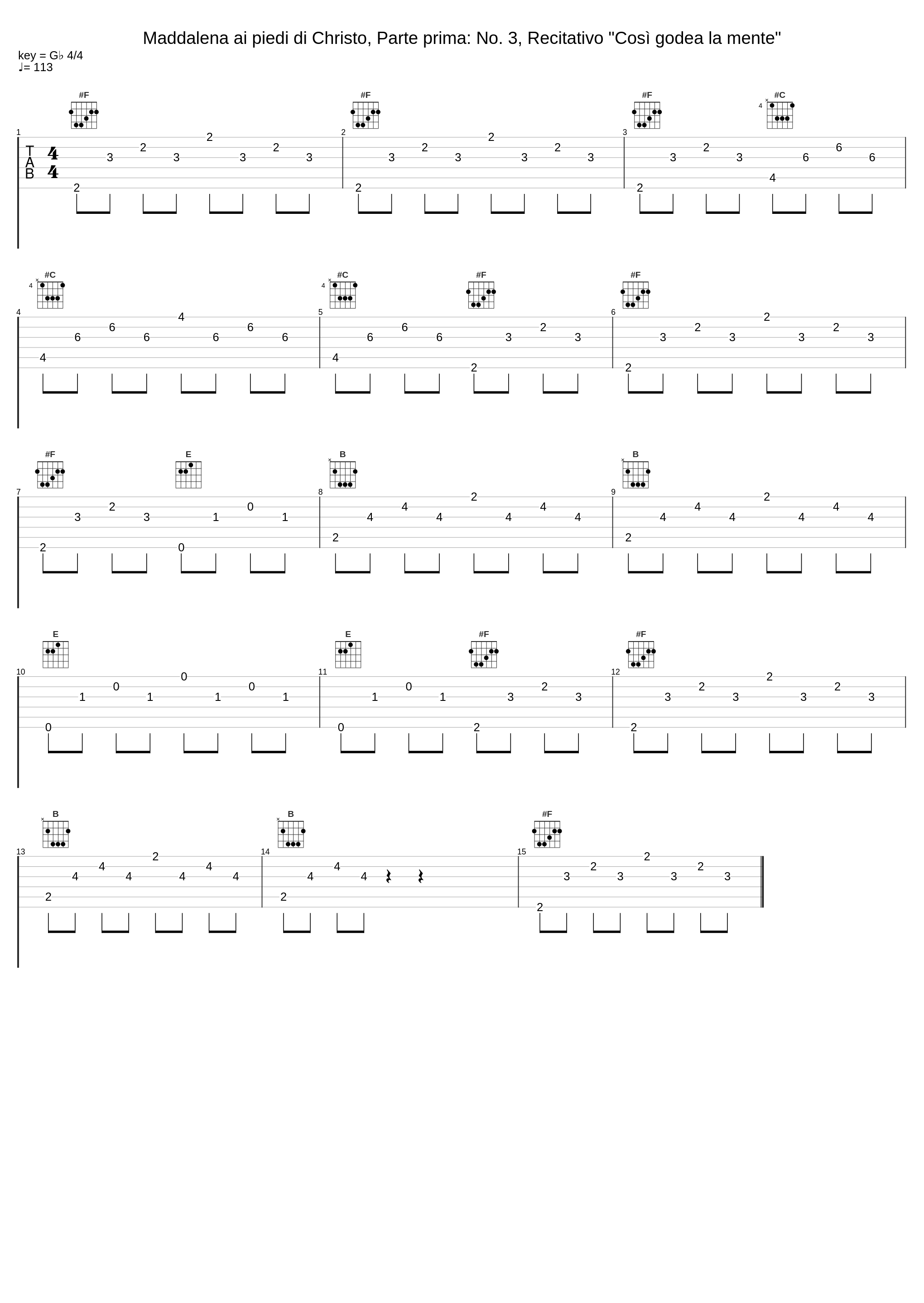 Maddalena ai piedi di Christo, Parte prima: No. 3, Recitativo "Così godea la mente"_Benedetta Mazzucato,Le Banquet Céleste,Damien Guillon,Antonio Caldara,Lodovico Forni_1