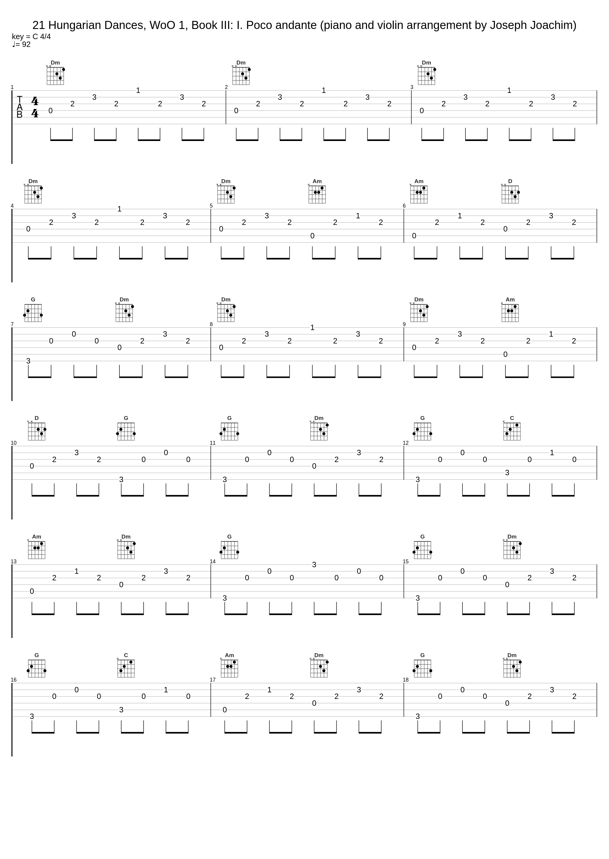 21 Hungarian Dances, WoO 1, Book III: I. Poco andante (piano and violin arrangement by Joseph Joachim)_Frank Maus,Oscar Shumsky,Johannes Brahms,Joseph Joachim_1