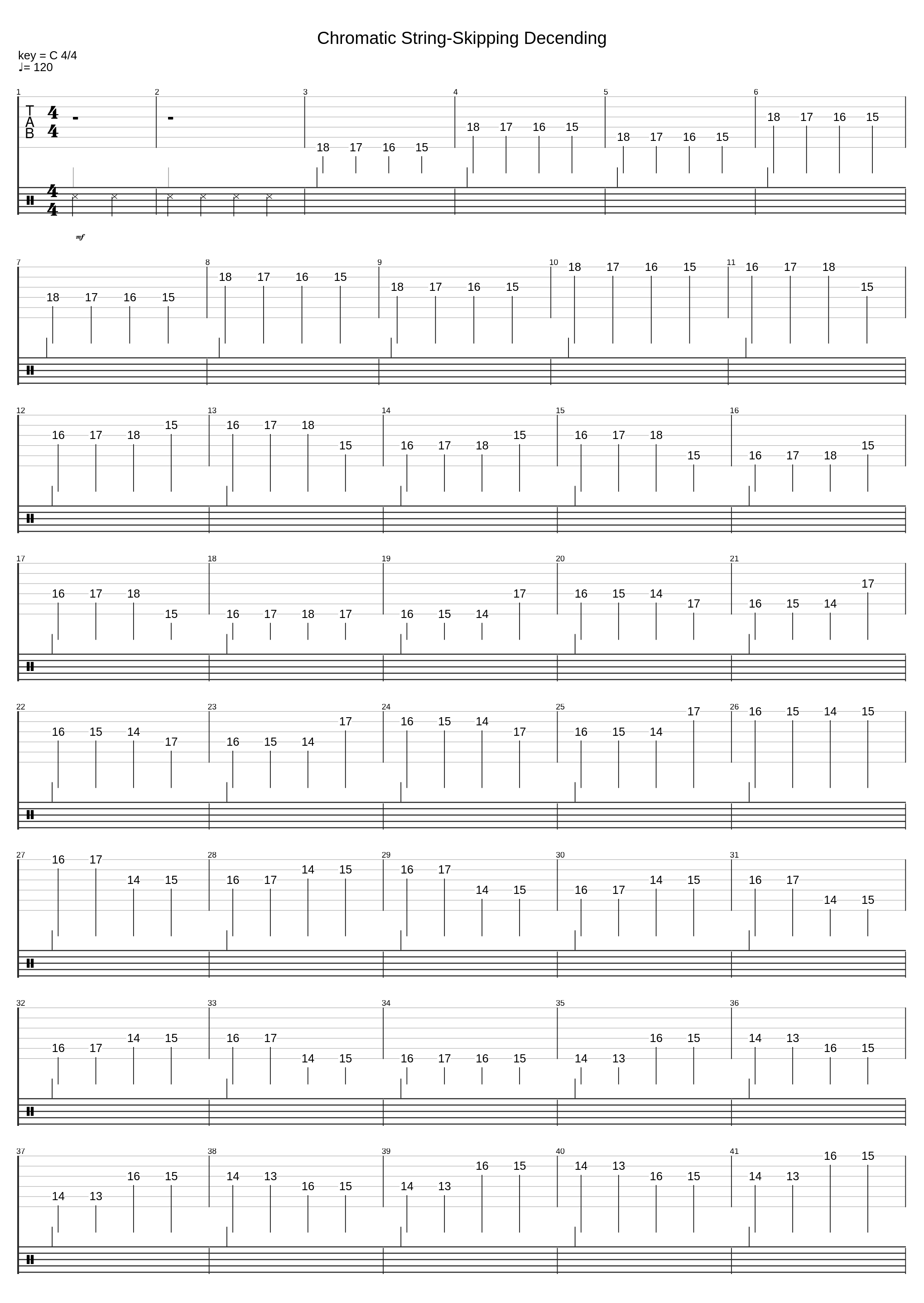 Chromatic String-Skipping Decending_Joseph Spirito_1