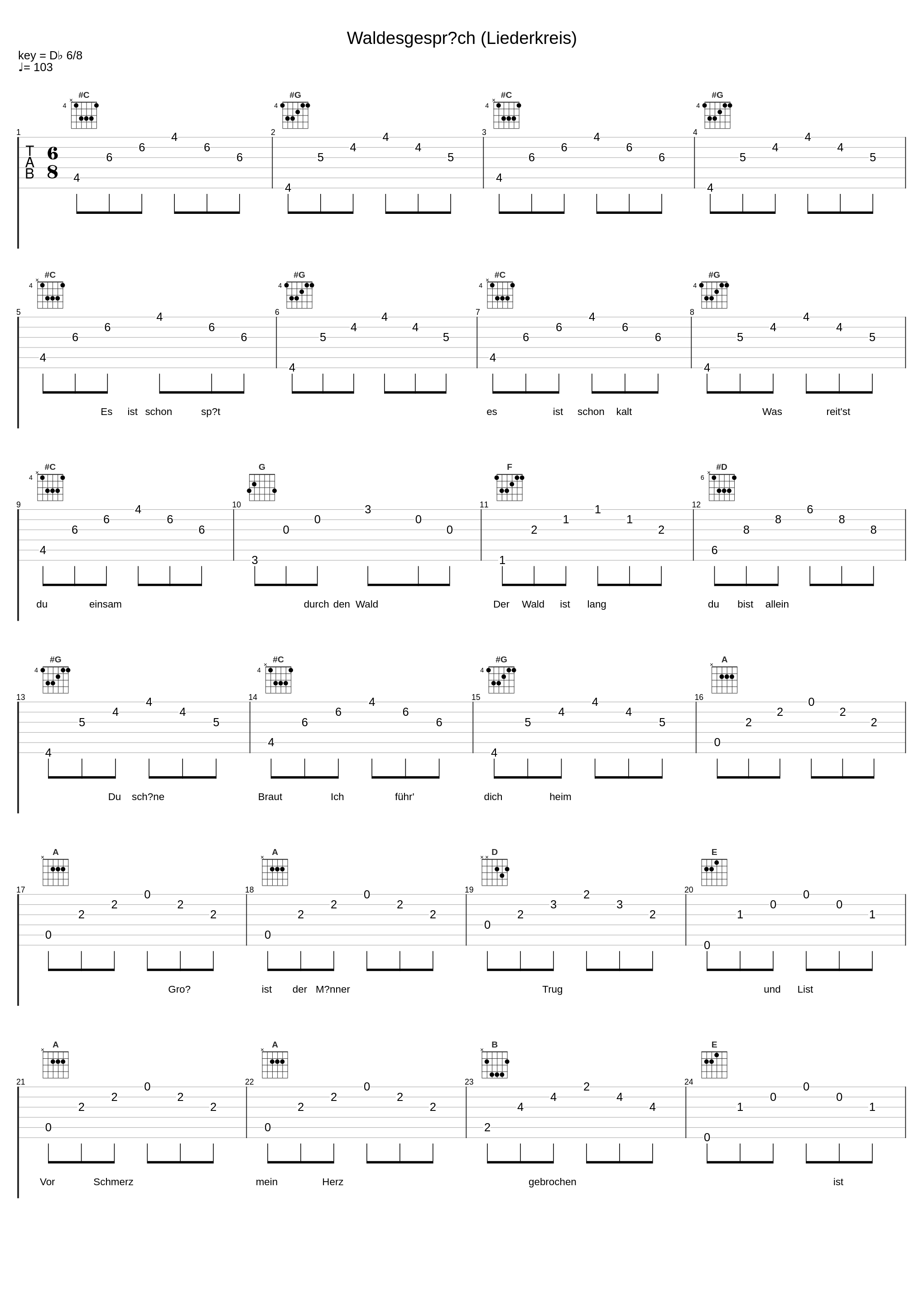 Waldesgespräch (Liederkreis)_Otto Herz,William Warfield_1