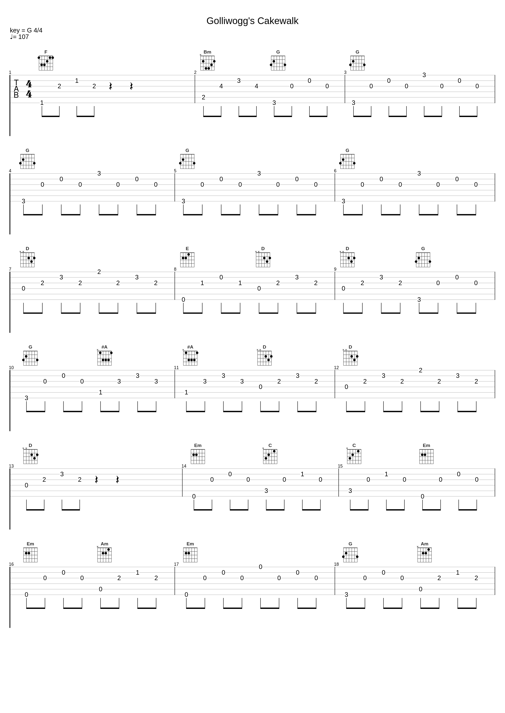 Golliwogg's Cakewalk_John Williams_1