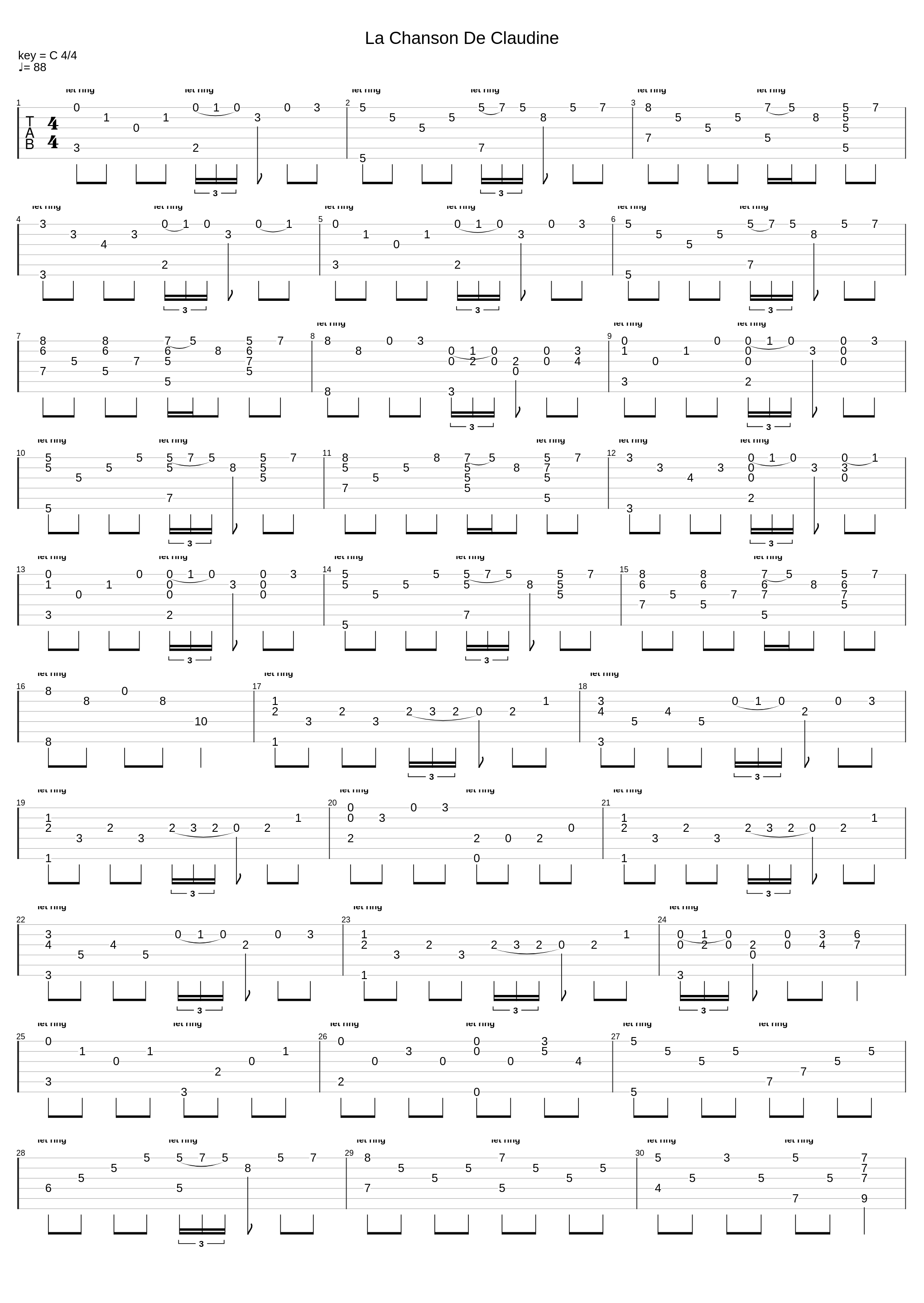 La Chanson De Claudine_Mason Williams_1