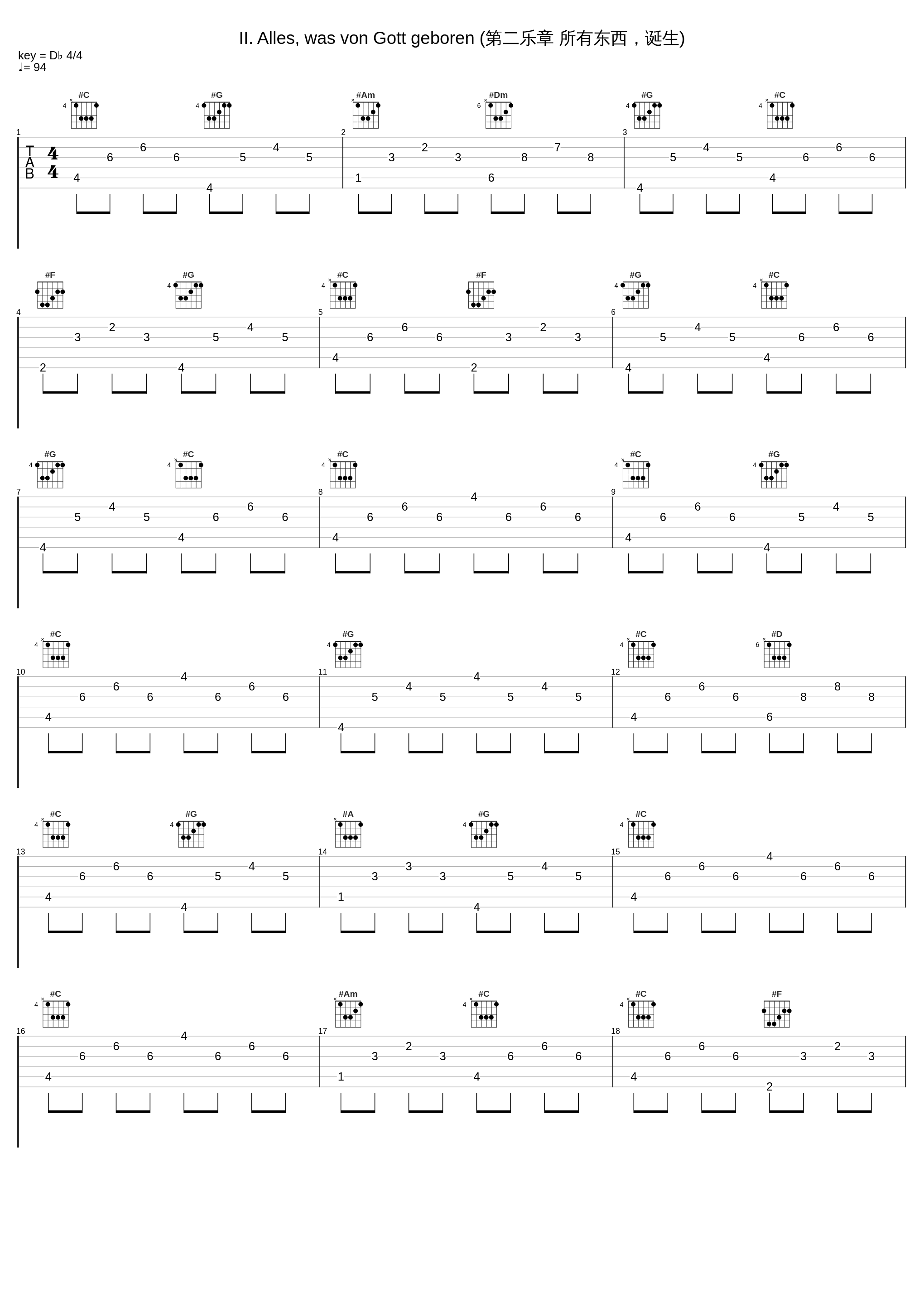 II. Alles, was von Gott geboren (第二乐章 所有东西，诞生)_Christoph Spering,Johann Sebastian Bach_1