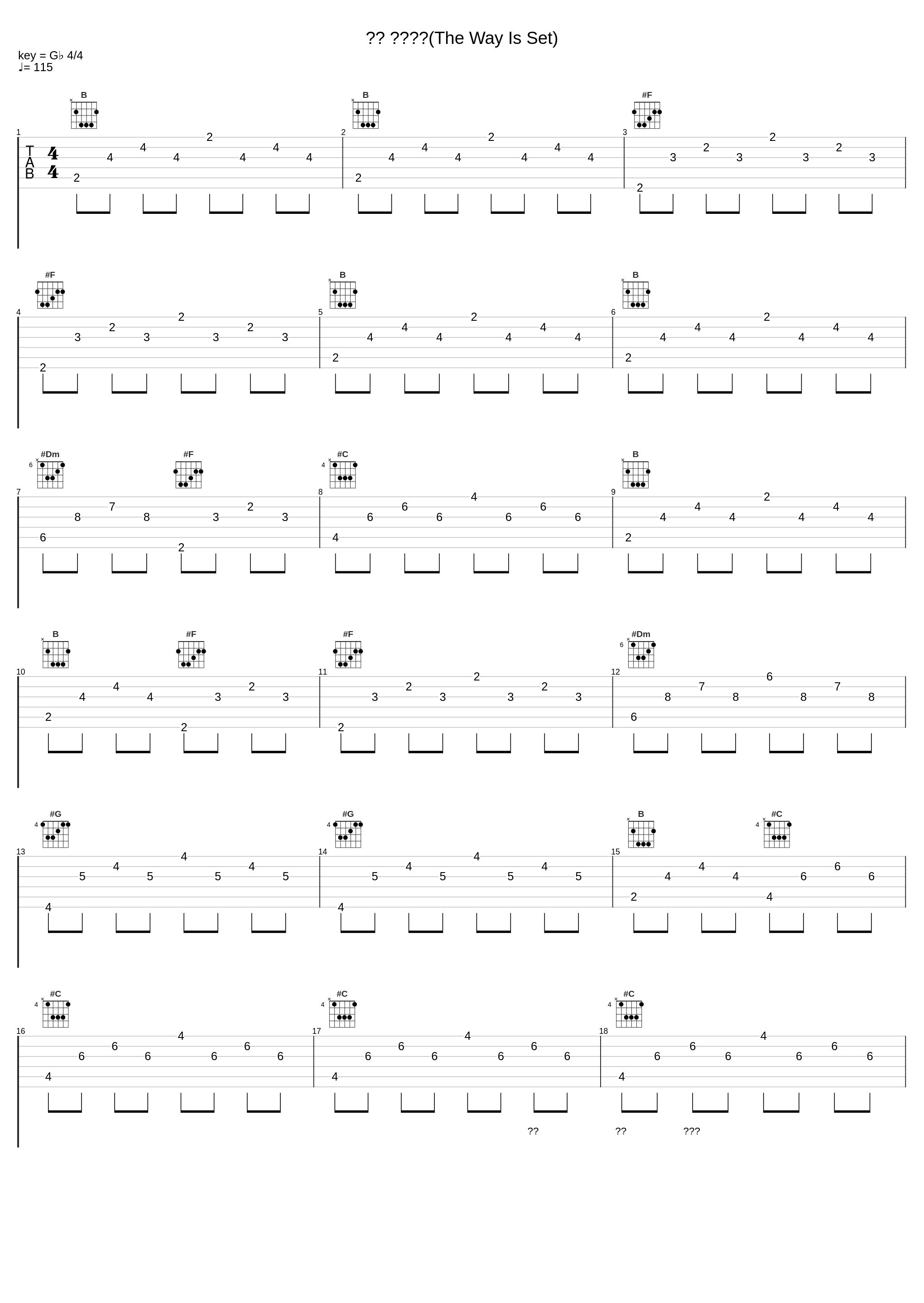 길은 정해졌다(The Way Is Set)_李胜烈_1