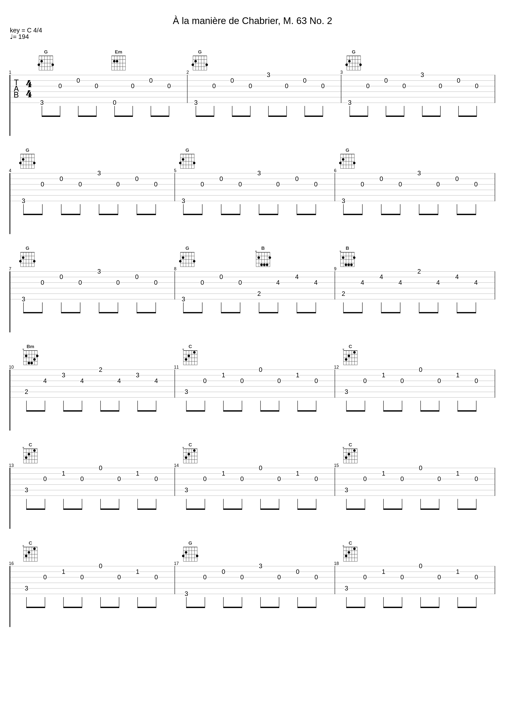 À la manière de Chabrier, M. 63 No. 2_Jacques Rouvier,Maurice Ravel_1