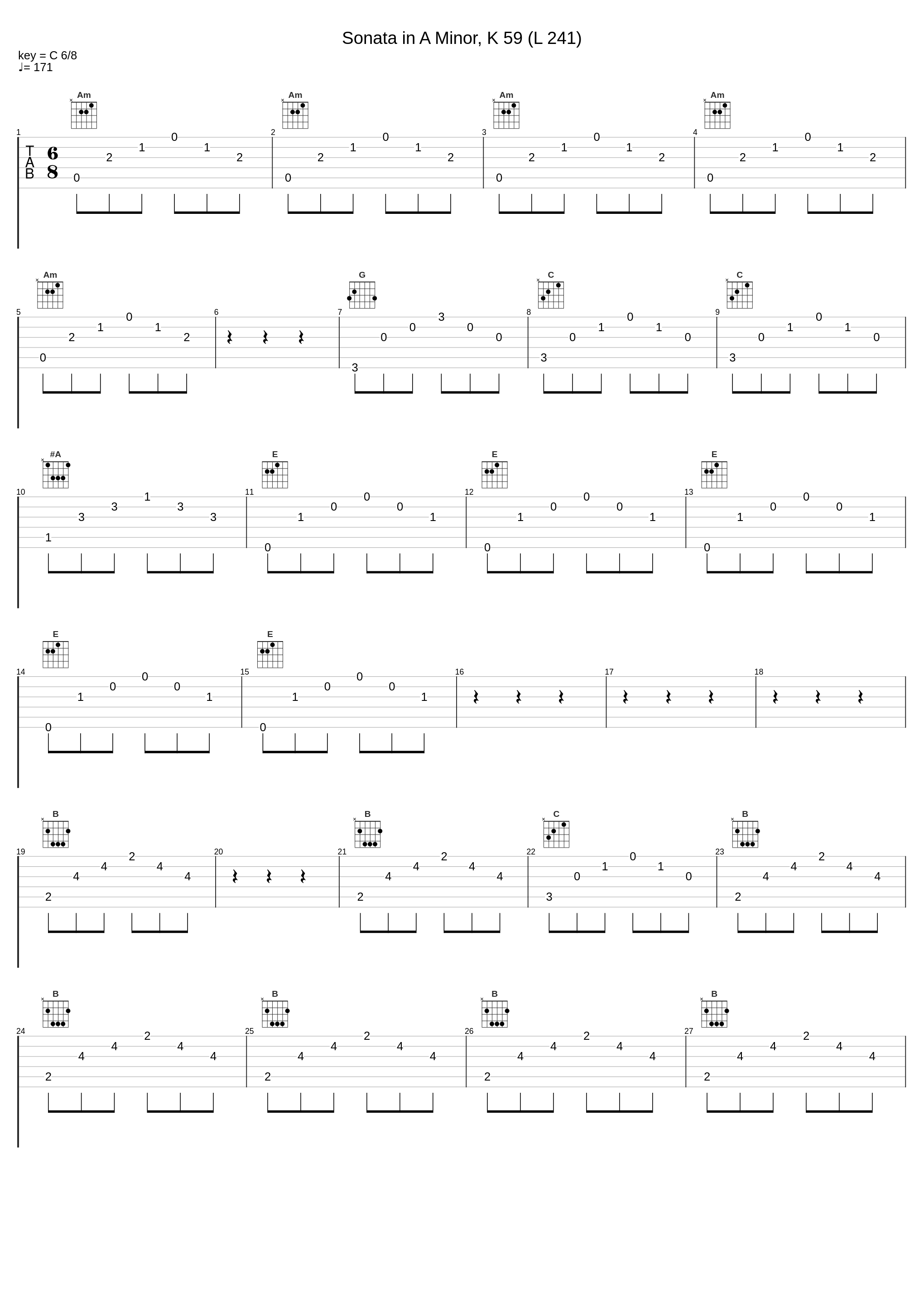 Sonata in A Minor, K 59 (L 241)_Vladimir Horowitz,Domenico Scarlatti_1