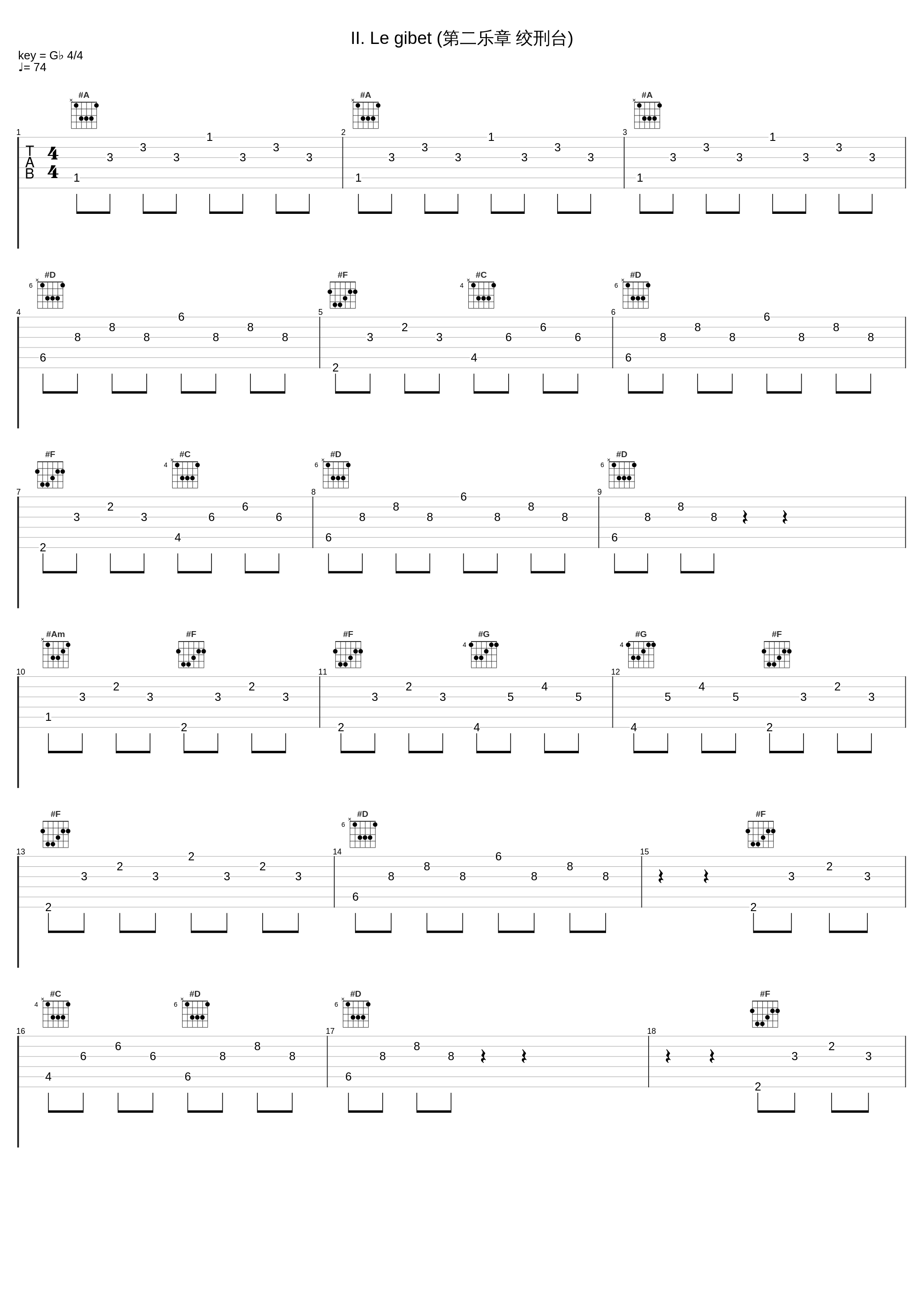 II. Le gibet (第二乐章 绞刑台)_Walter Gieseking_1