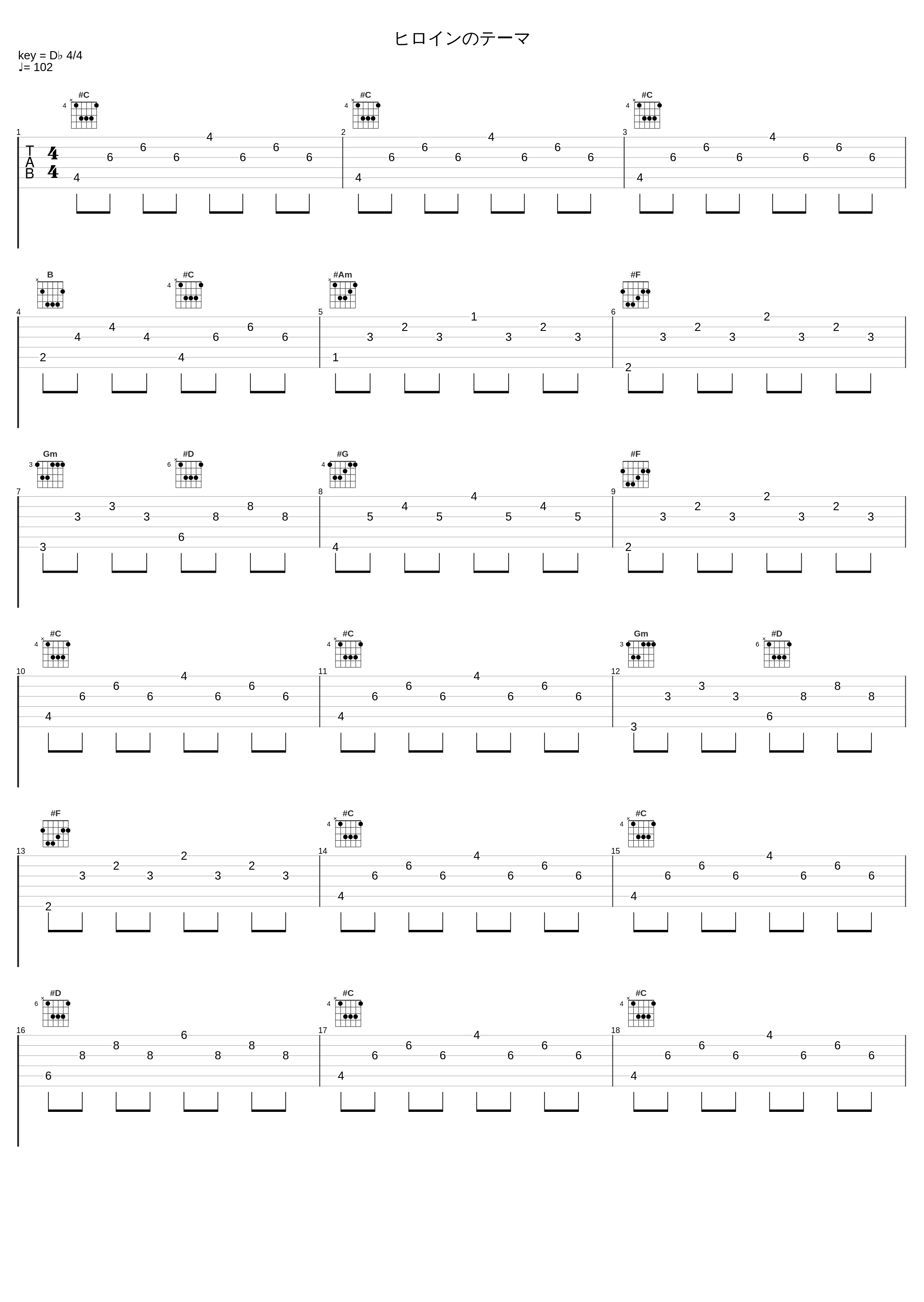 ヒロインのテーマ_Key Sounds Label_1