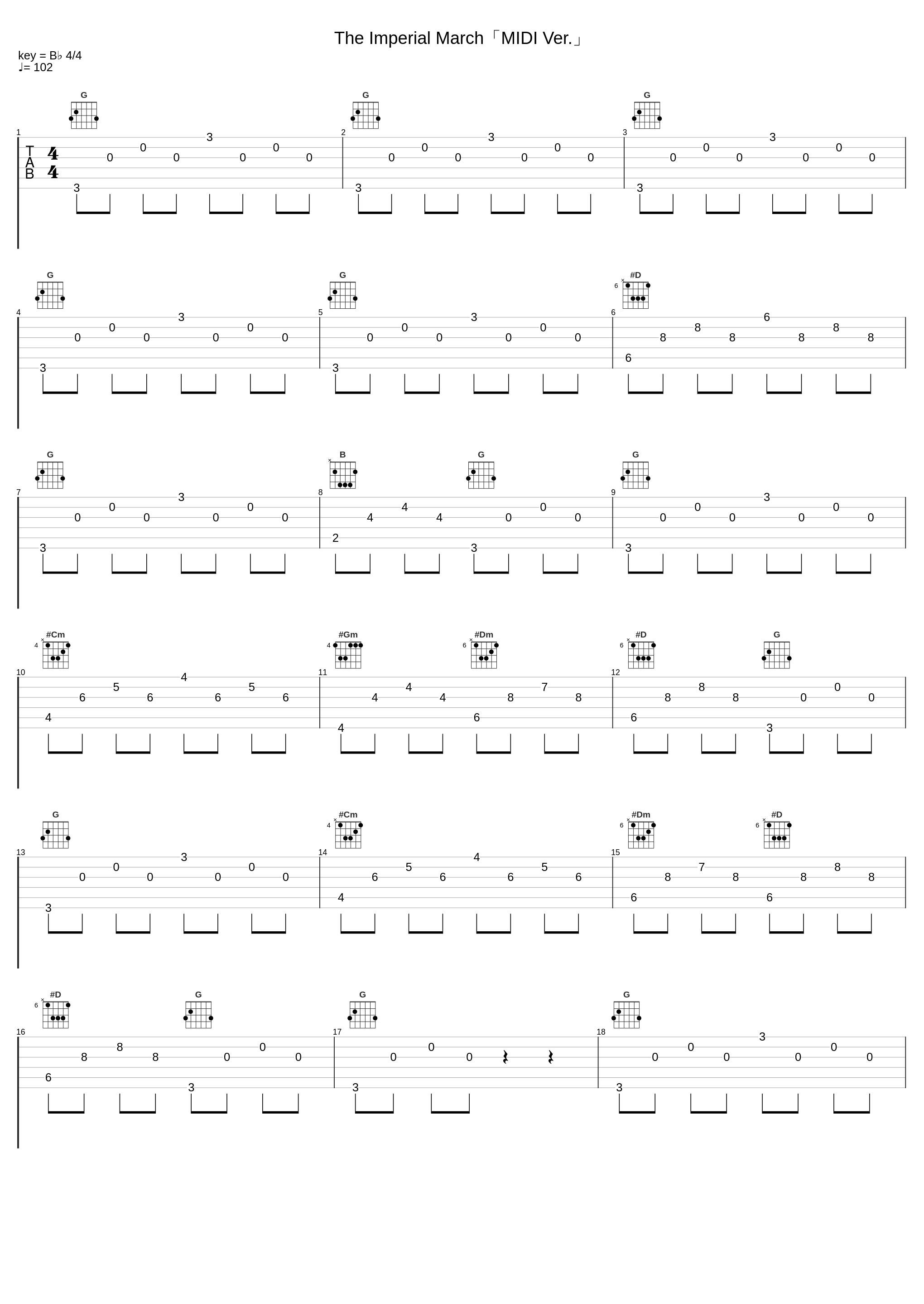 The Imperial March「MIDI Ver.」_John Williams,余天越_1