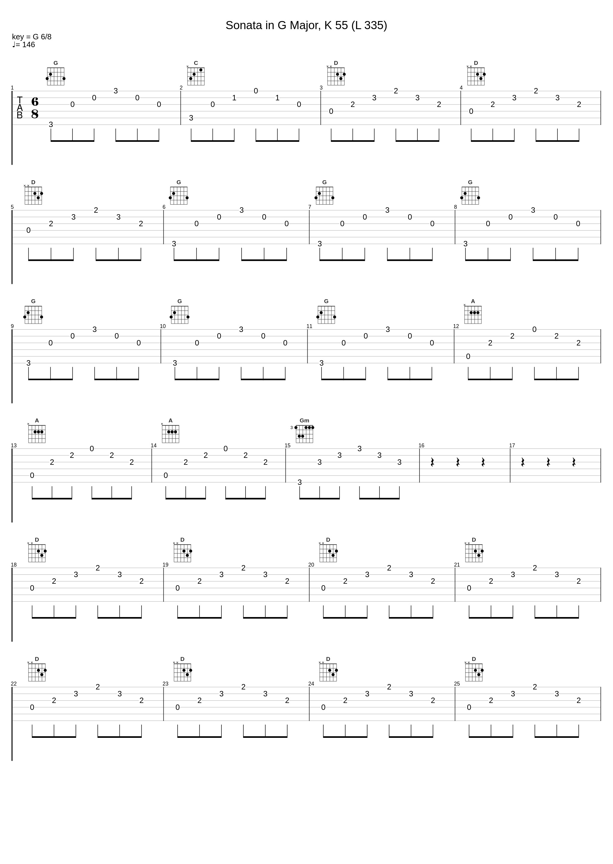 Sonata in G Major, K 55 (L 335)_Vladimir Horowitz,Domenico Scarlatti_1