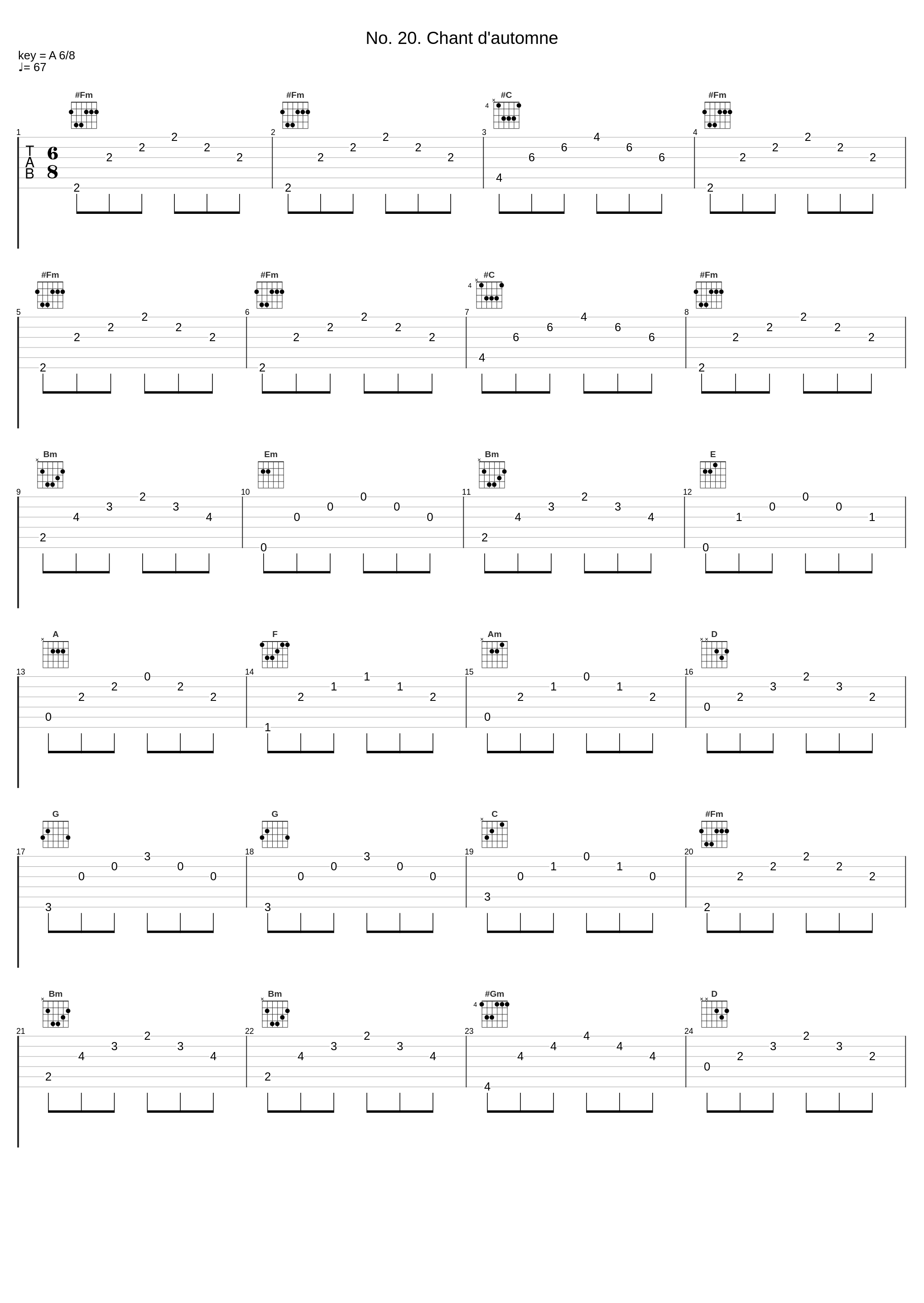 No. 20. Chant d'automne_Christopher Williams_1