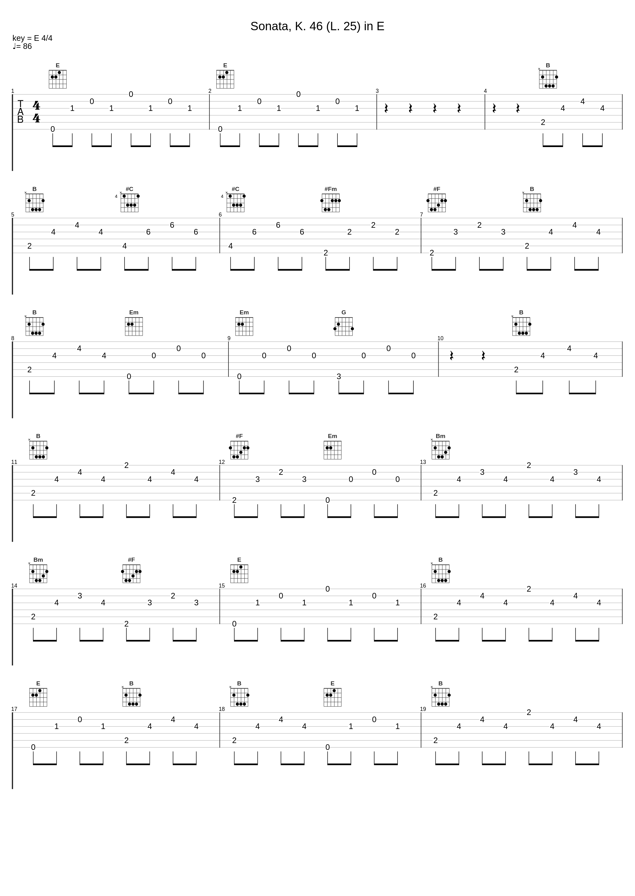 Sonata, K. 46 (L. 25) in E_Vladimir Horowitz,Domenico Scarlatti_1