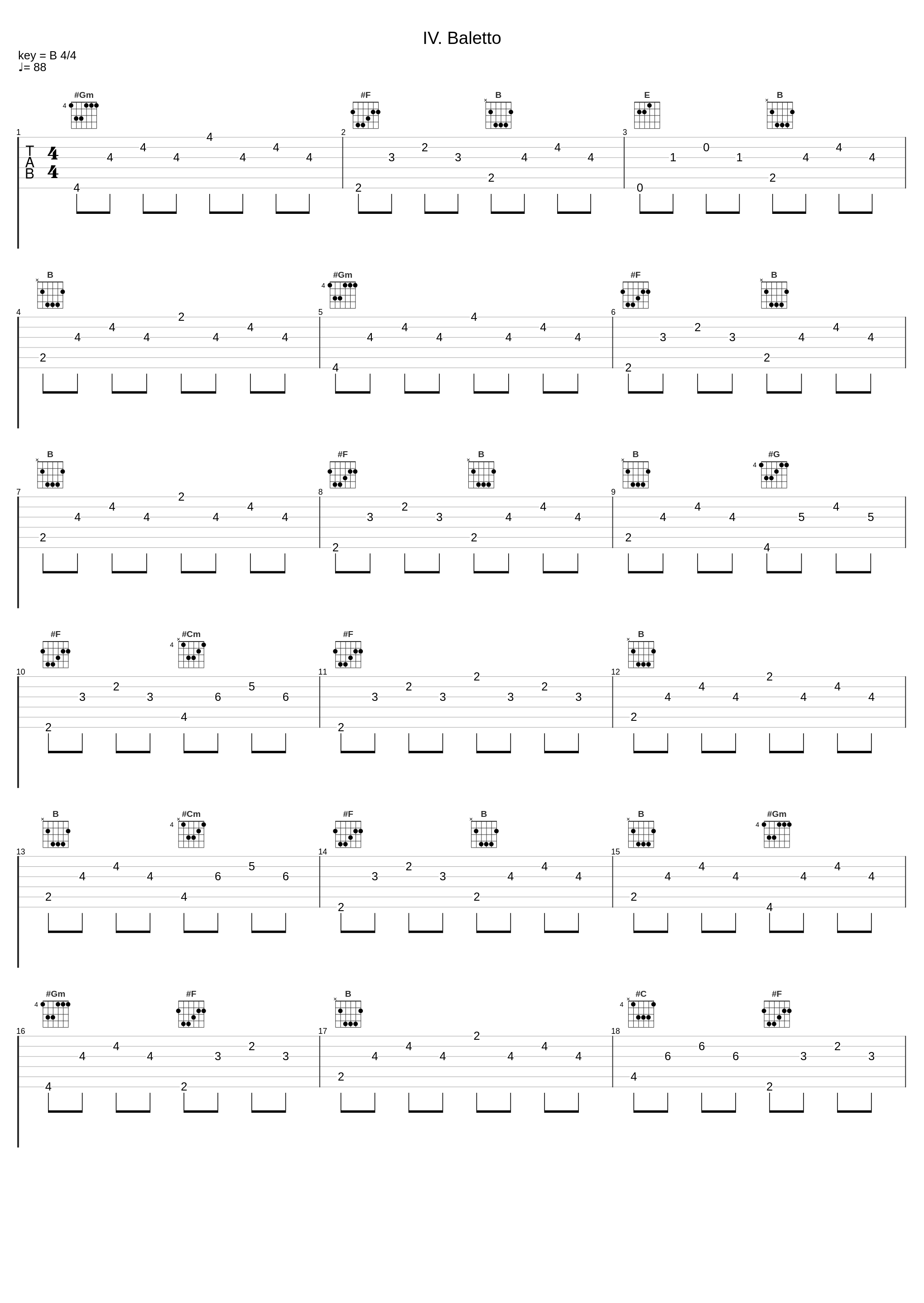 IV. Baletto_Les Récréations,Alessandro Scarlatti_1