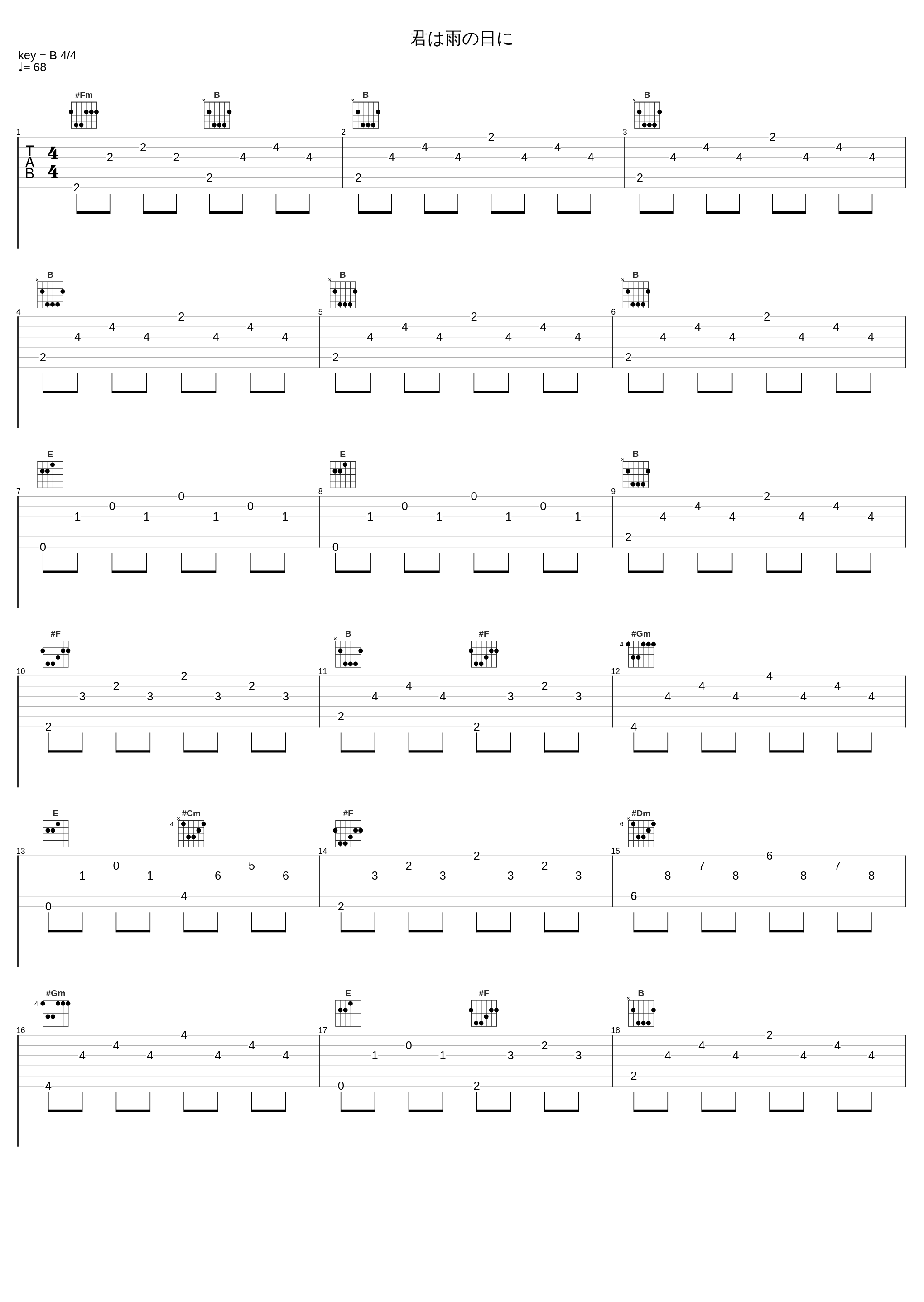 君は雨の日に_长渕刚_1