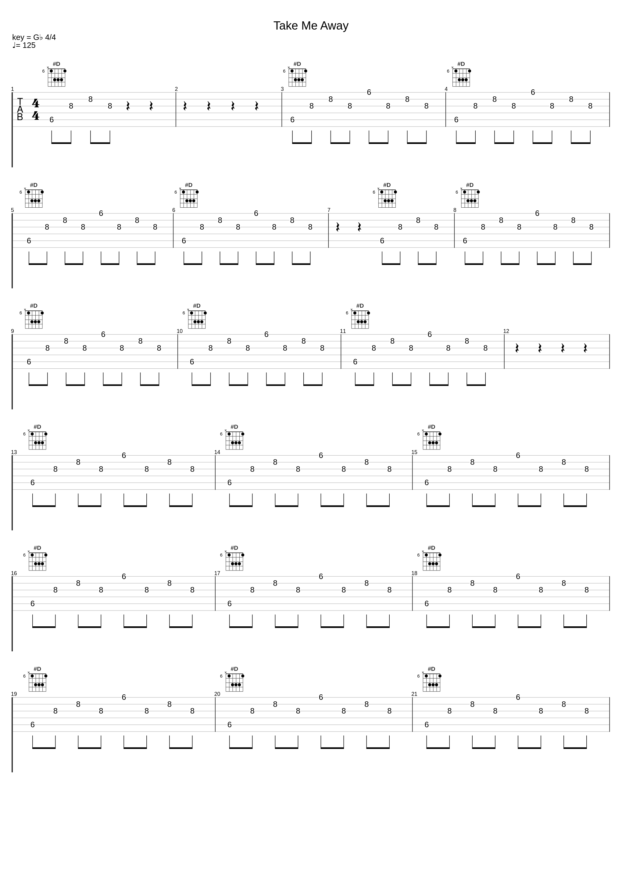 Take Me Away_4 Strings_1