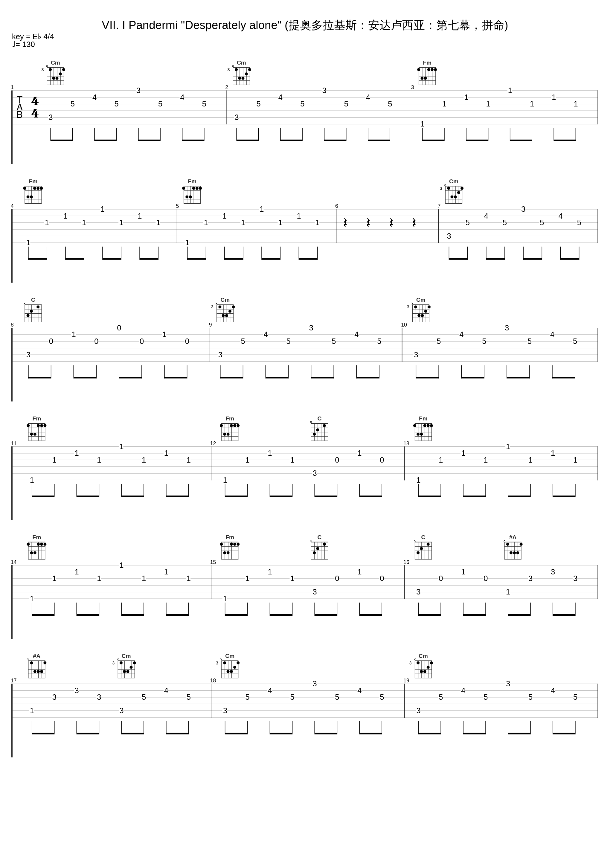 VII. I Pandermi "Desperately alone" (提奥多拉基斯：安达卢西亚：第七幕，拼命)_Maria Farandouri,John Williams_1