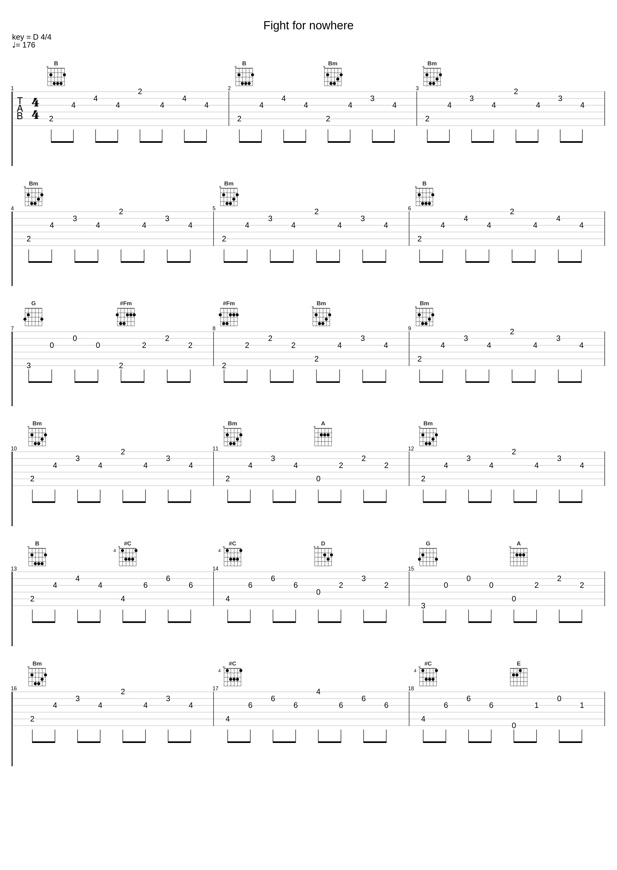 Fight for nowhere_Key Sounds Label_1