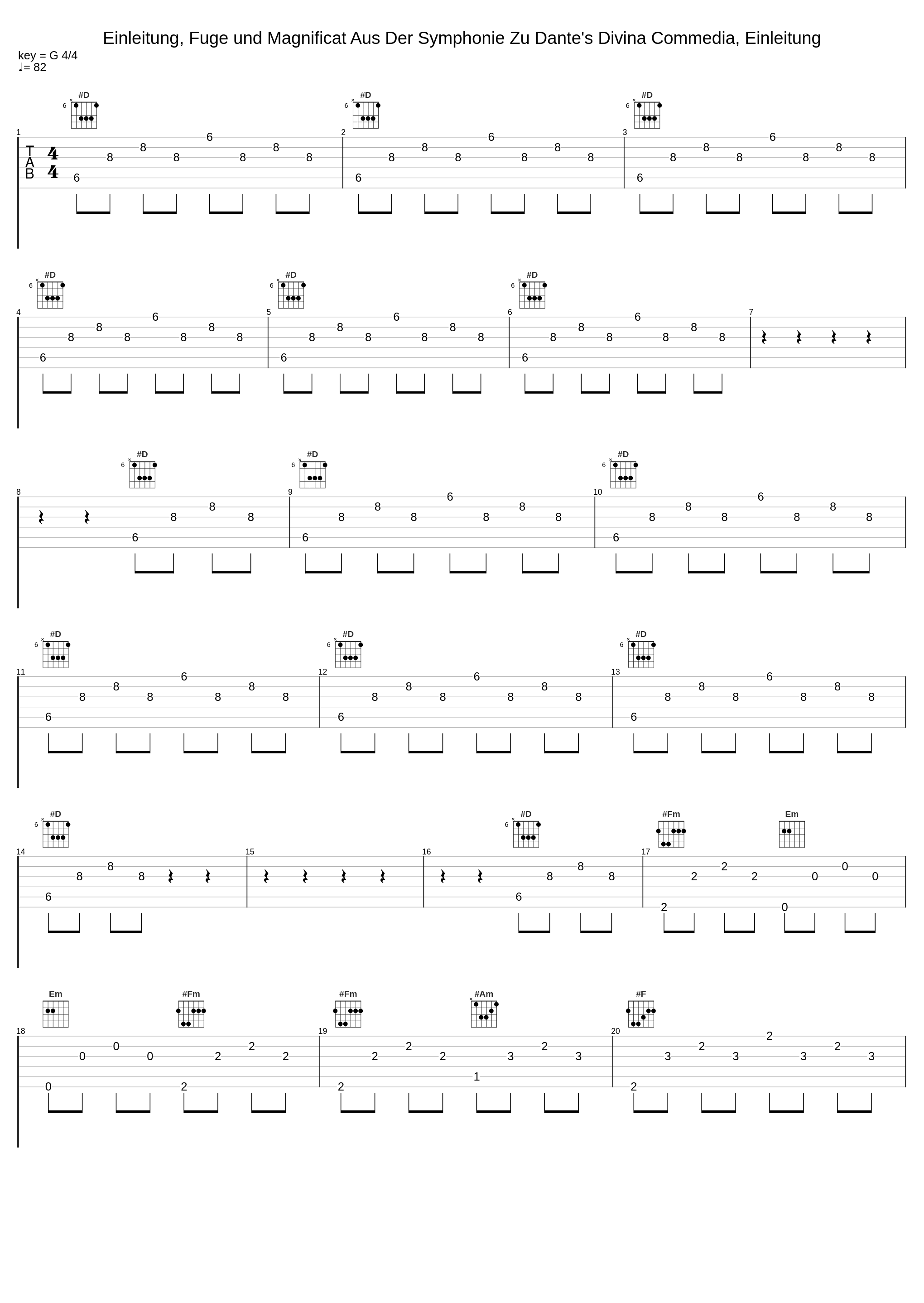 Einleitung, Fuge und Magnificat Aus Der Symphonie Zu Dante's Divina Commedia, Einleitung_Olivier Vernet,Franz Liszt_1