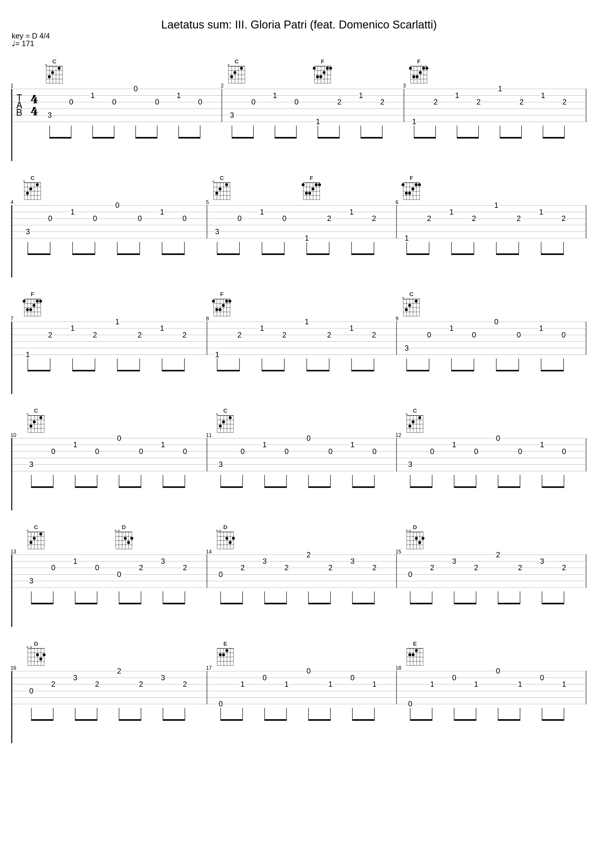 Laetatus sum: III. Gloria Patri (feat. Domenico Scarlatti)_Studentenkoor Gica,Domenico Scarlatti_1