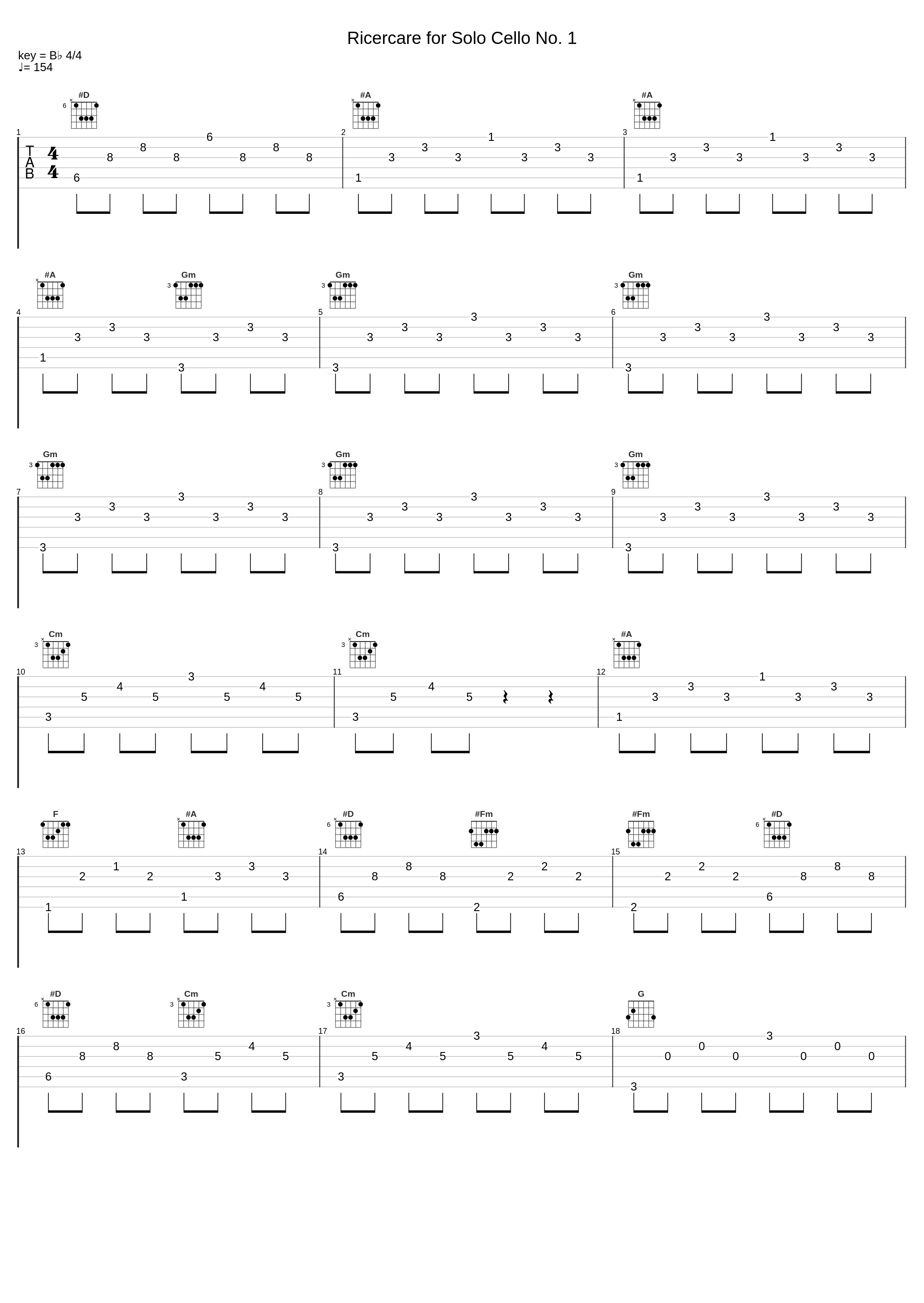 Ricercare for Solo Cello No. 1_Cello Music DEA Channel,Classical Music DEA Channel,Relaxing Classical Music Academy,Domenico Gabrielli_1