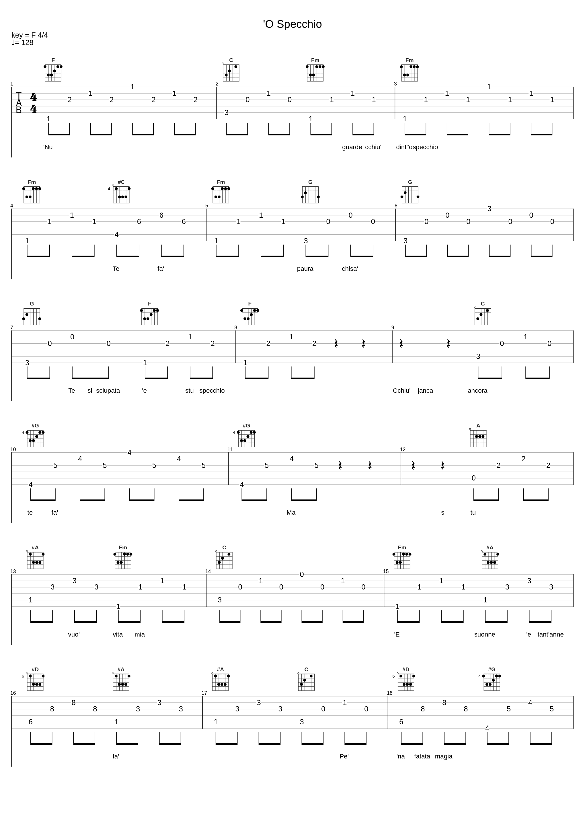 'O Specchio_Domenico Modugno_1