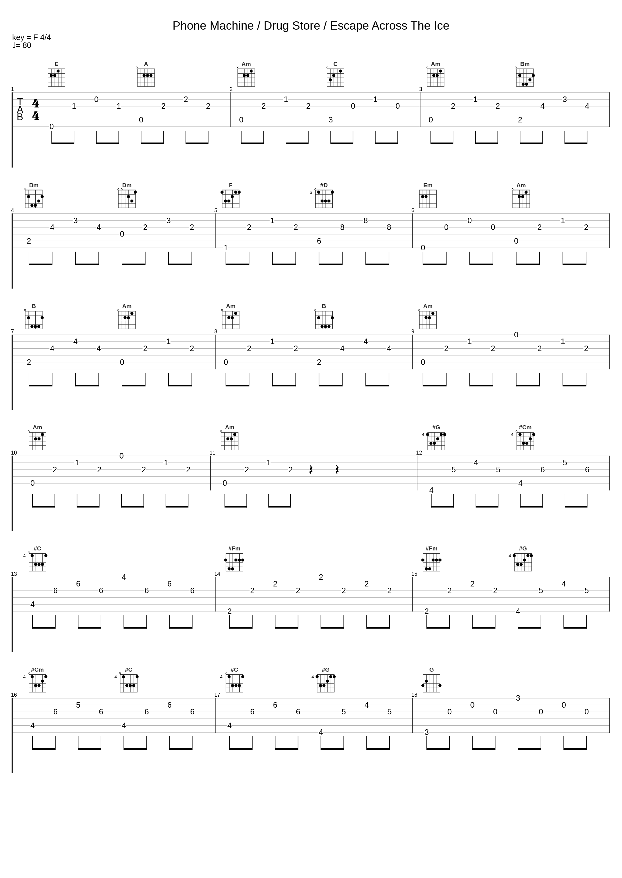 Phone Machine / Drug Store / Escape Across The Ice_John Williams_1