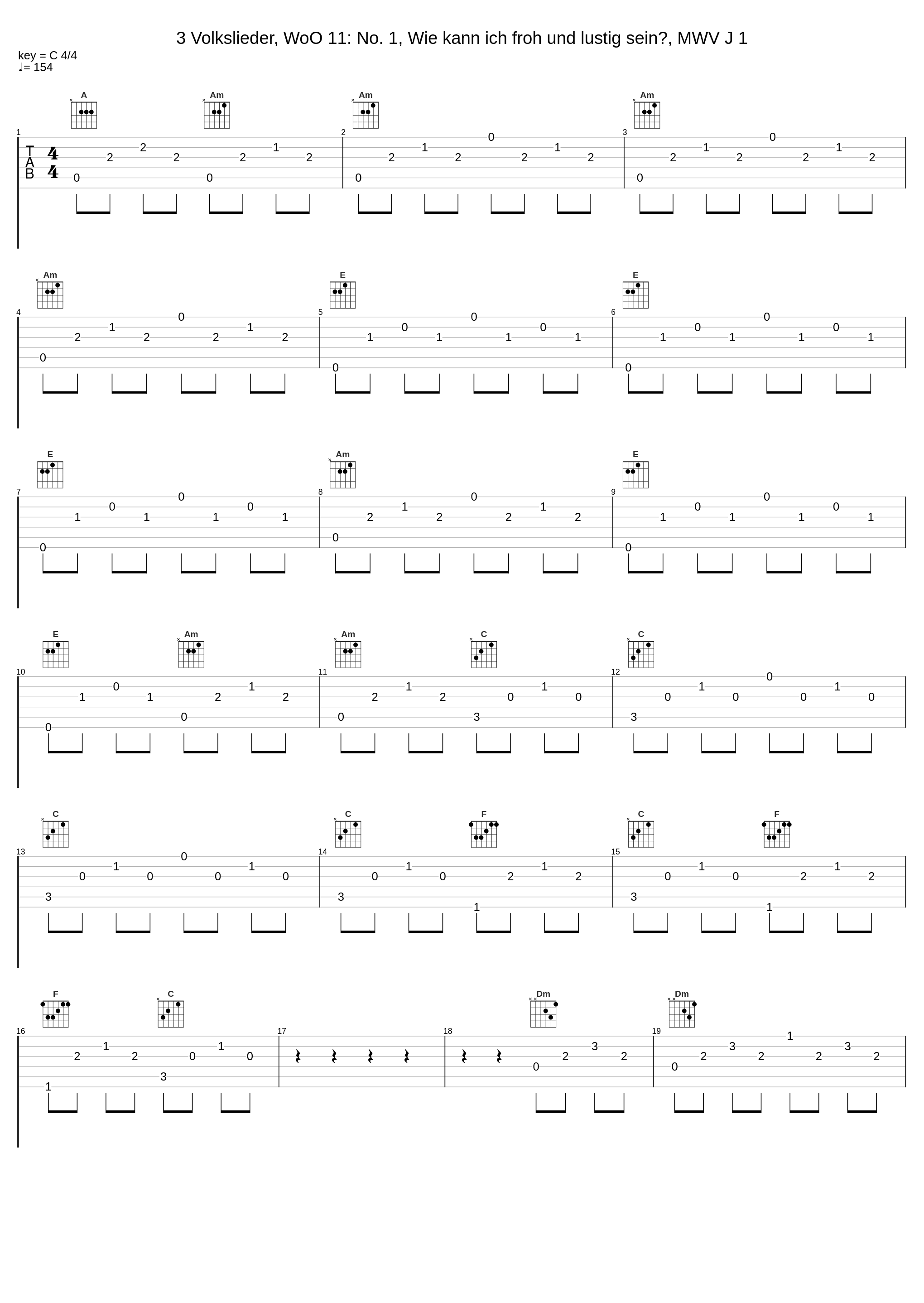 3 Volkslieder, WoO 11: No. 1, Wie kann ich froh und lustig sein?, MWV J 1_Felicitas Erb,Judith Erb,Doriana Tchakarova_1