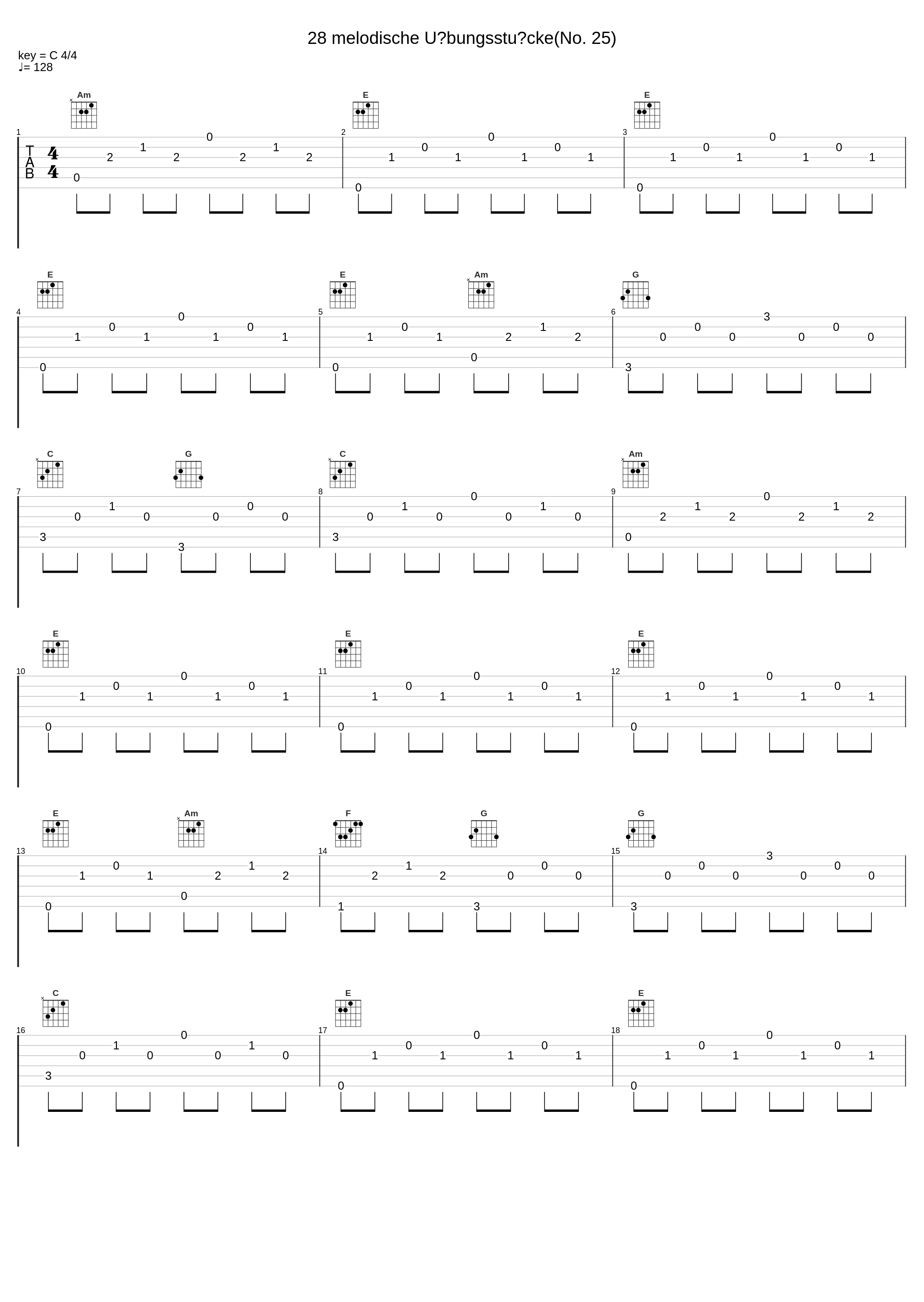 28 melodische Übungsstücke(No. 25)_Anton Diabelli,Nologo_1