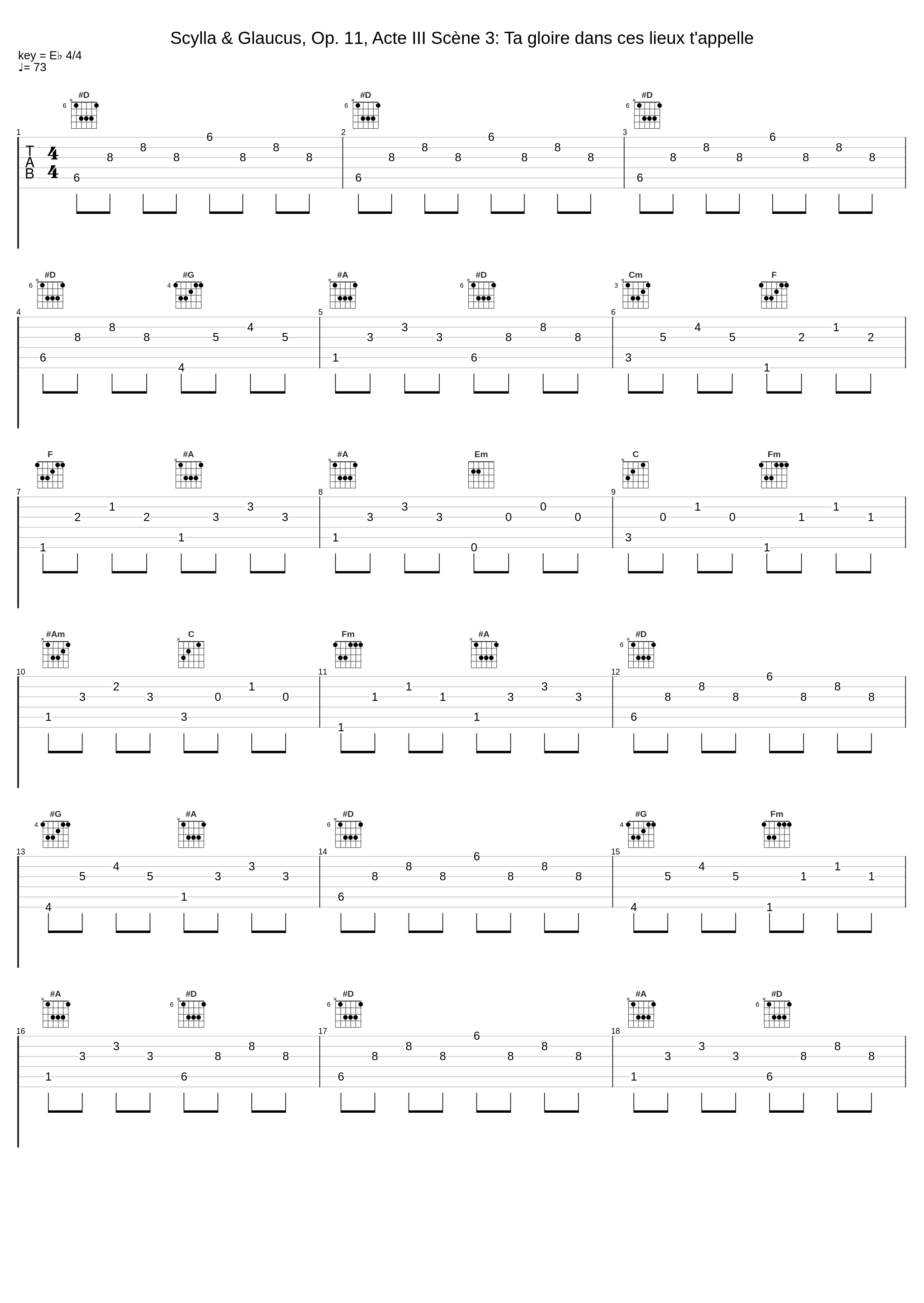 Scylla & Glaucus, Op. 11, Acte III Scène 3: Ta gloire dans ces lieux t'appelle_Les Nouveaux Caractères,Sébastien d'Hérin,Emoke Baräth,Jean-Marie Leclair,d'Albaret_1