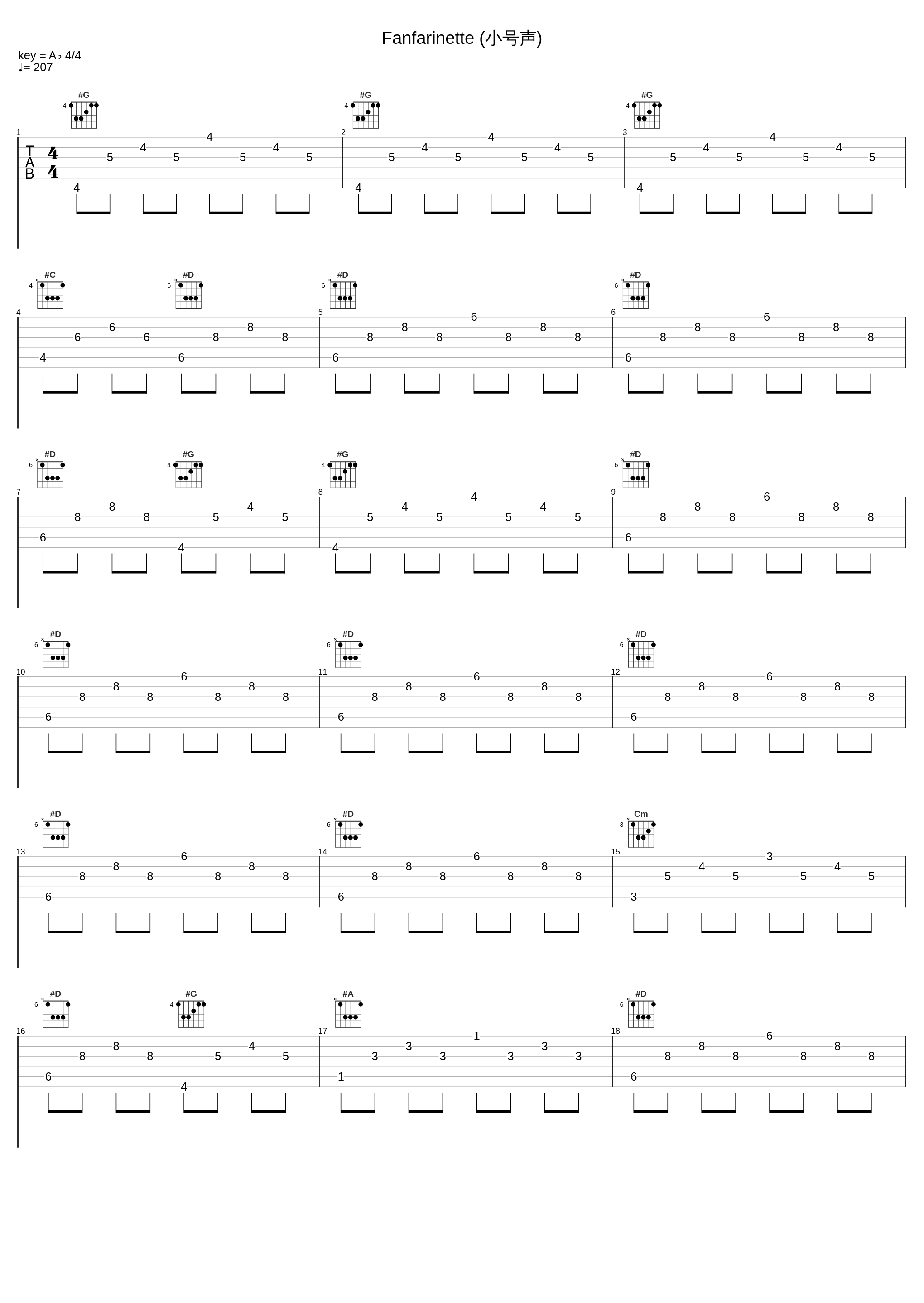 Fanfarinette (小号声)_Joël Pontet,Jean-Philippe Rameau_1