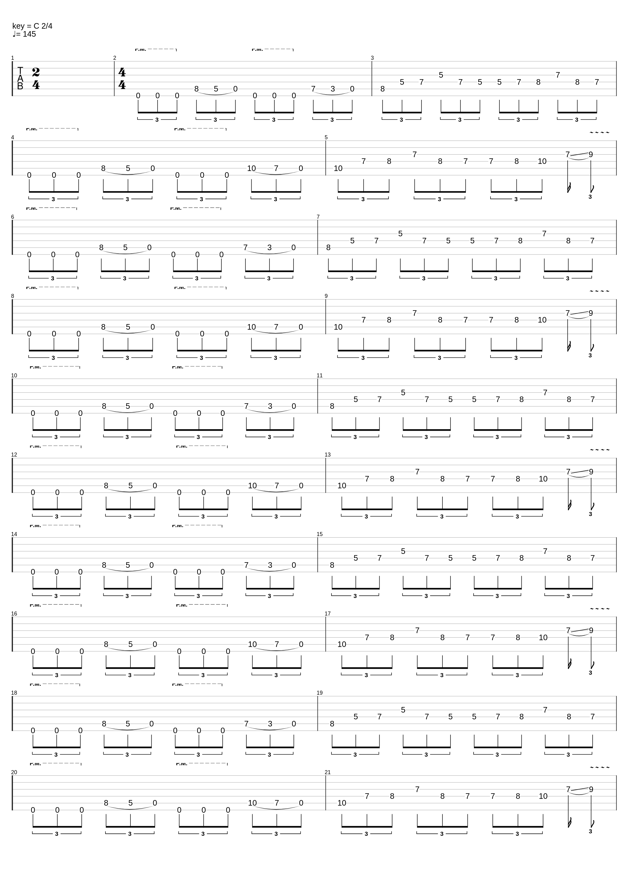 Age of thew Raven Main/Intro Riff_The Raven Age_1
