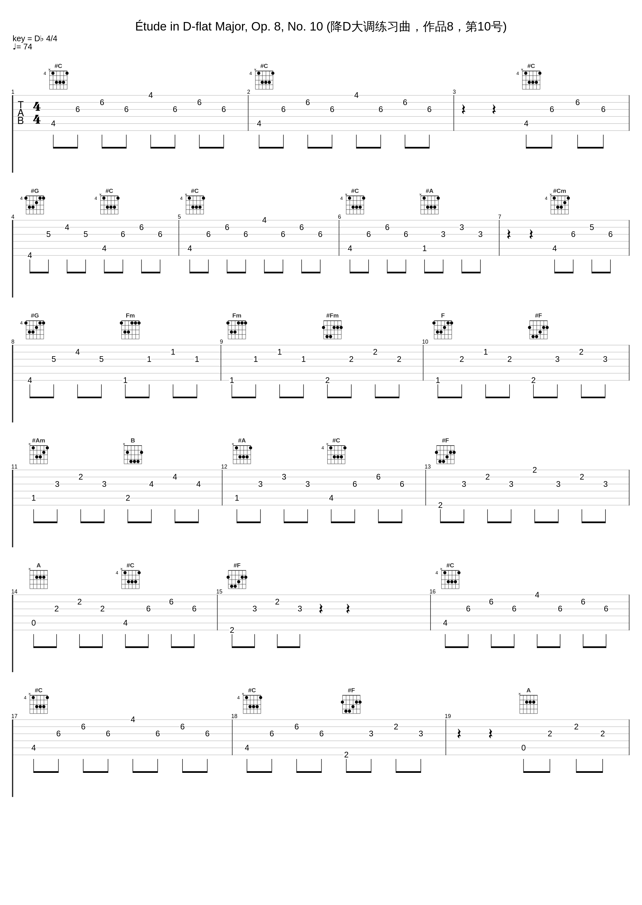 Étude in D-flat Major, Op. 8, No. 10 (降D大调练习曲，作品8，第10号)_Vladimir Horowitz,Alexander Scriabin_1