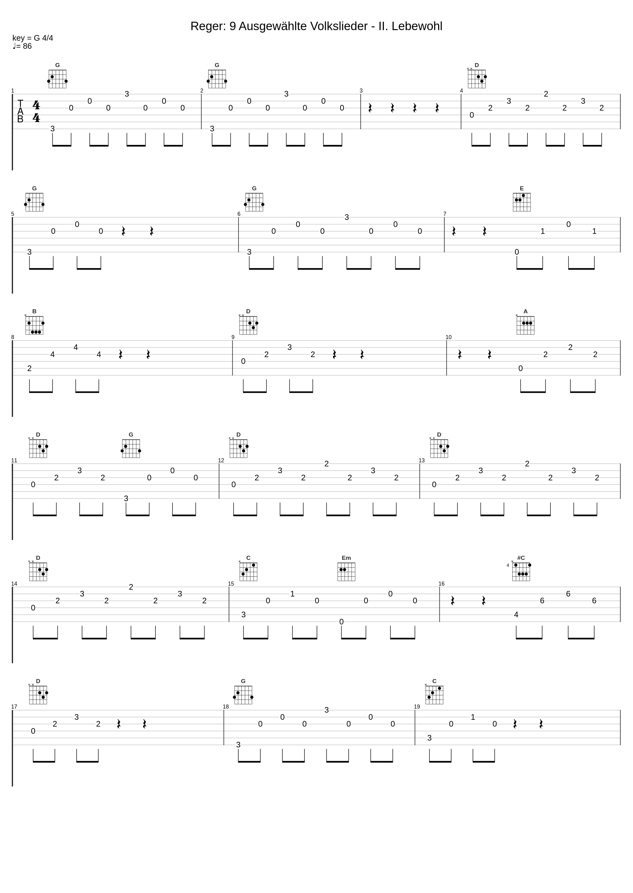 Reger: 9 Ausgewählte Volkslieder - II. Lebewohl_Dresdner Kammerchor,Hans-Christoph Rademann_1