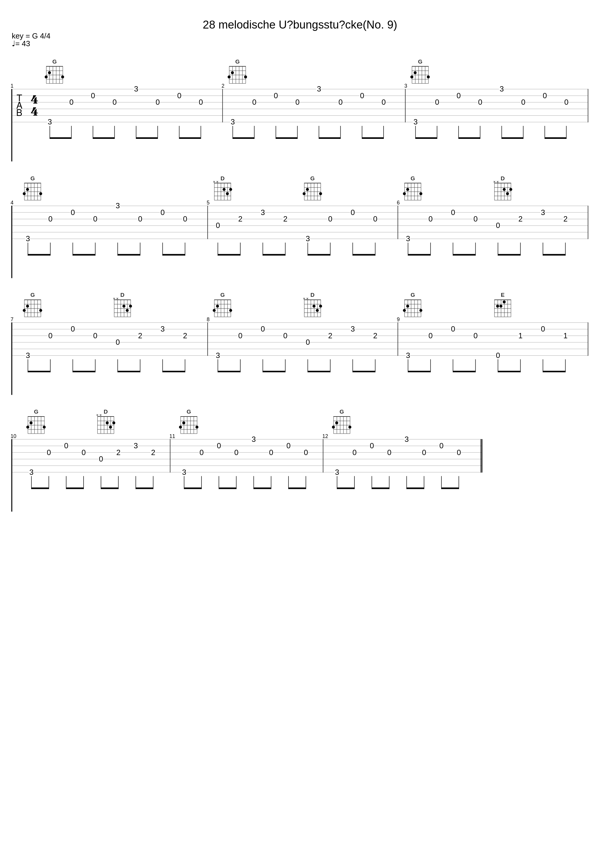 28 melodische Übungsstücke(No. 9)_Anton Diabelli,Nologo_1