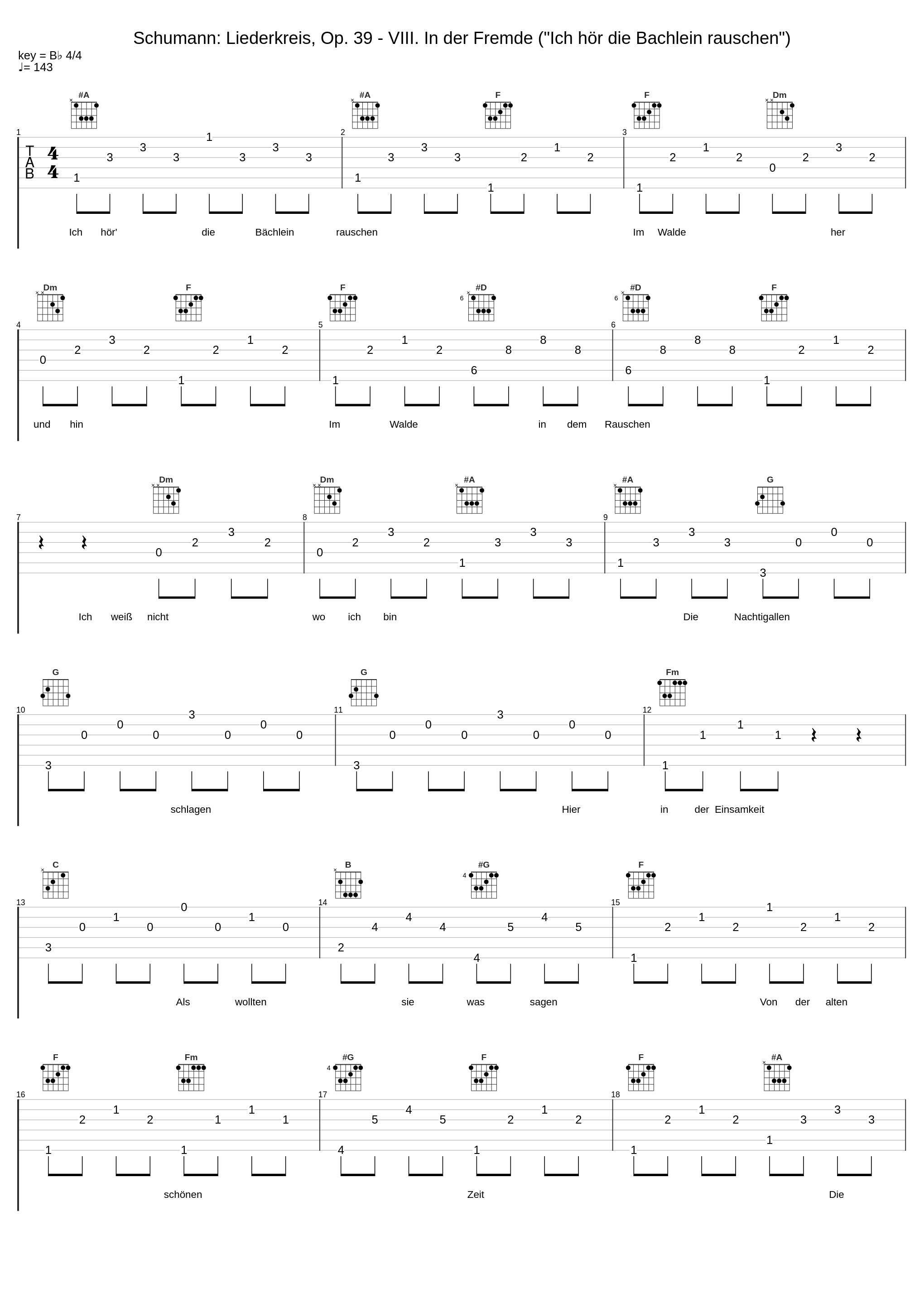 Schumann: Liederkreis, Op. 39 - VIII. In der Fremde ("Ich hör die Bachlein rauschen")_Dietrich Fischer-Dieskau,Christoph Eschenbach_1