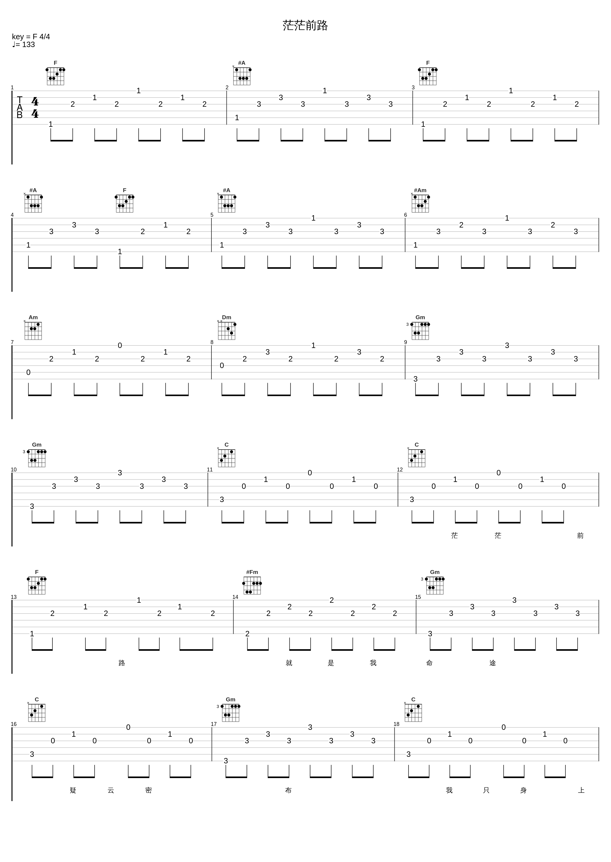 茫茫前路_许冠杰_1