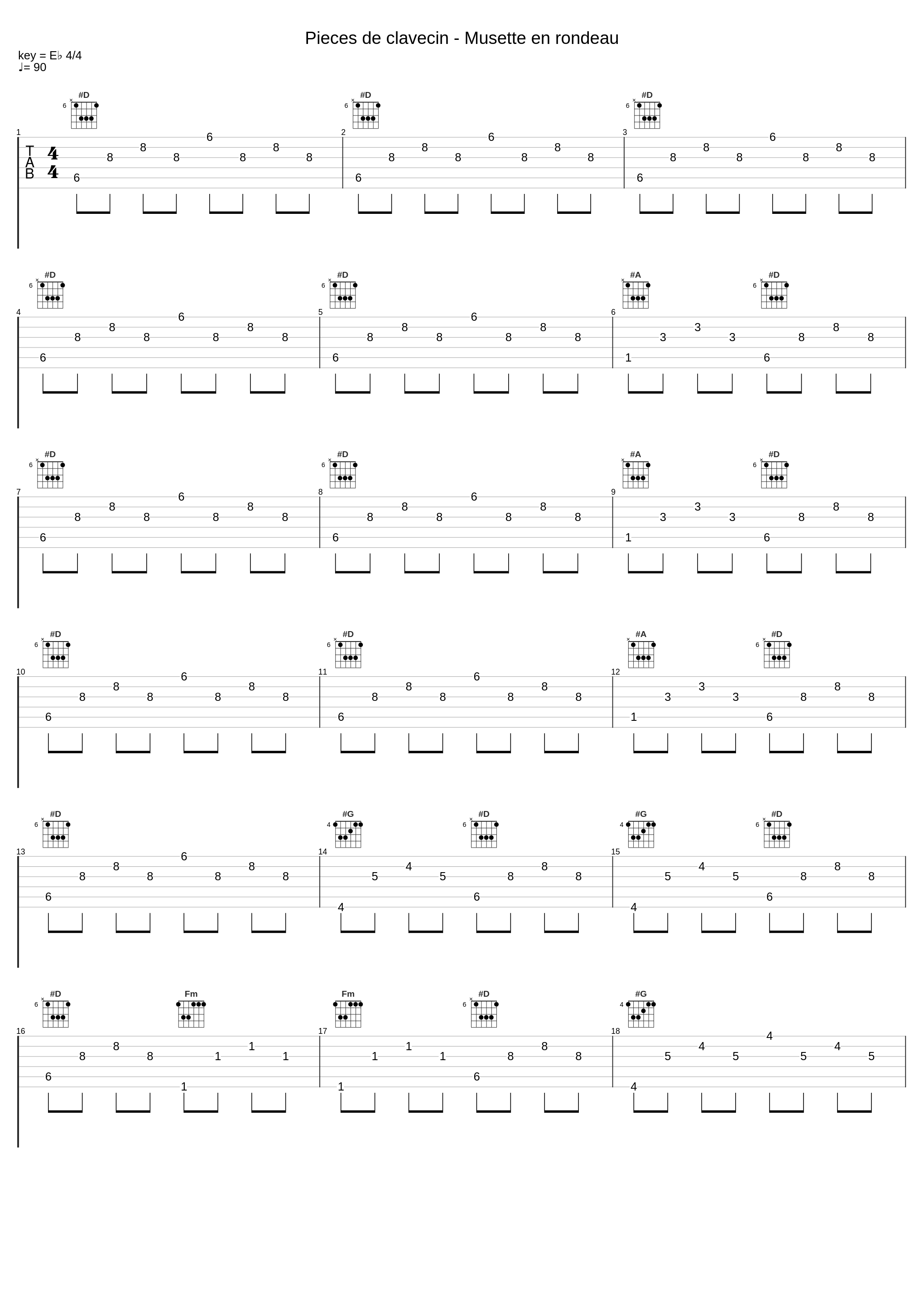 Pieces de clavecin - Musette en rondeau_Jean-Philippe Rameau_1