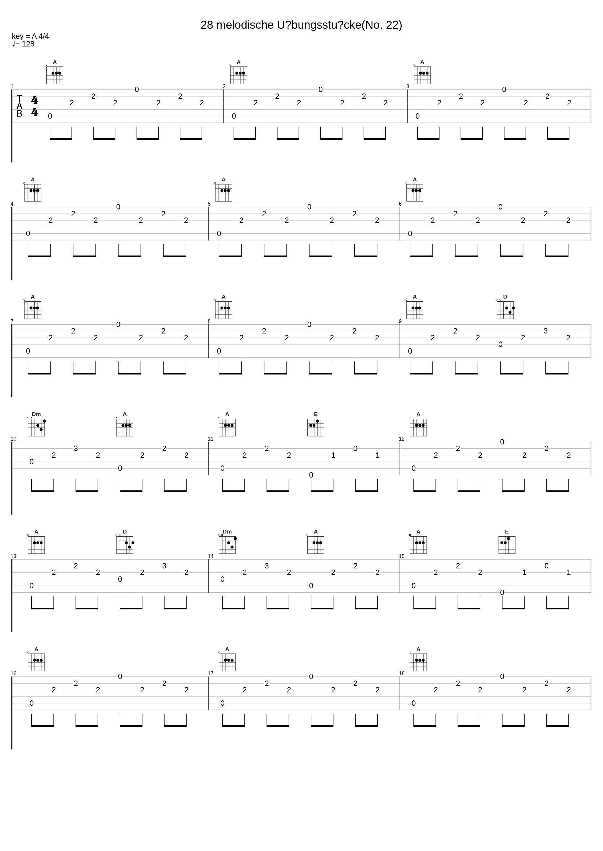 28 melodische Übungsstücke(No. 22)_Anton Diabelli,Nologo_1