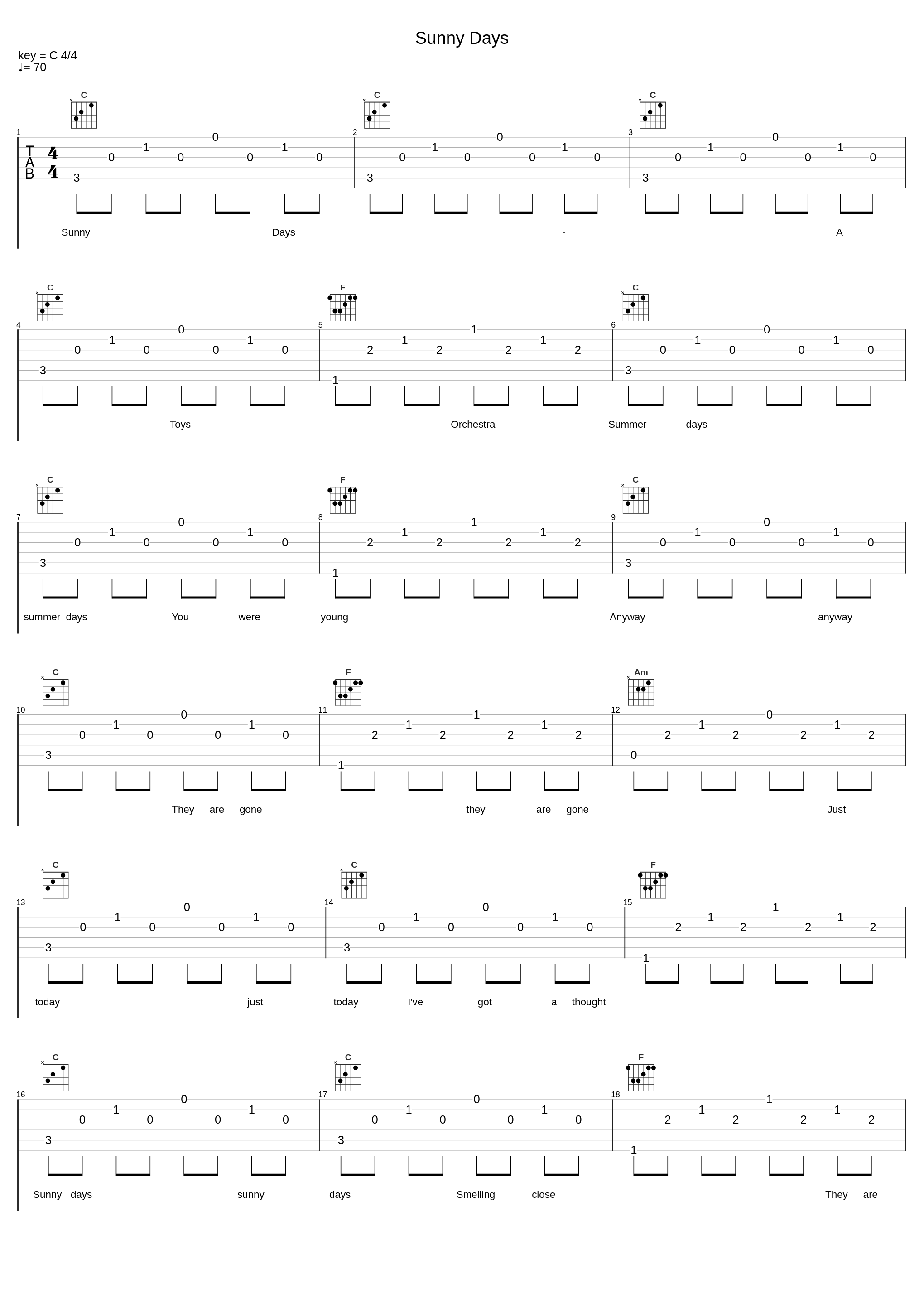 Sunny Days_A Toys Orchestra_1