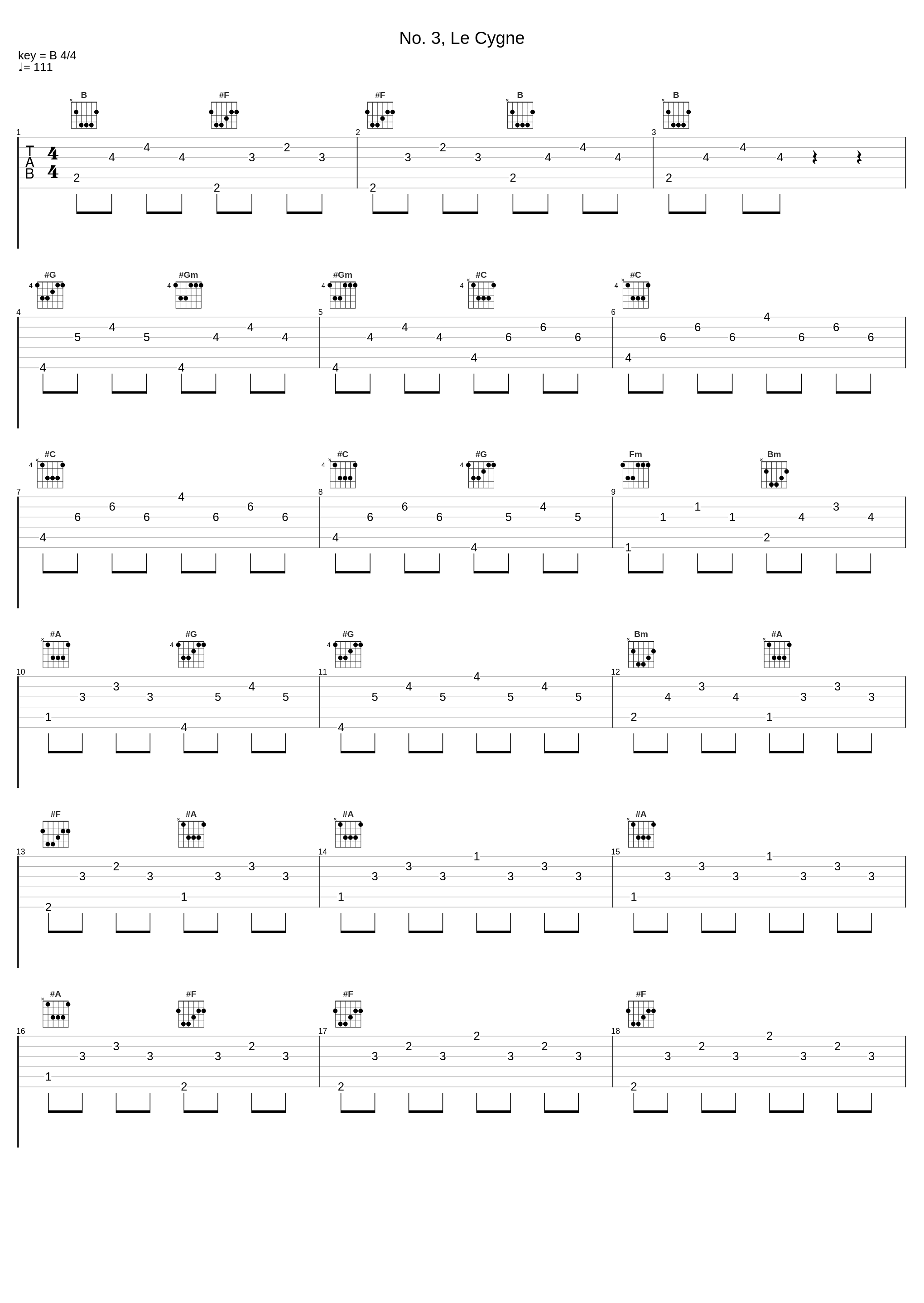 No. 3, Le Cygne_Jean-Christophe Benoît,Aldo Ciccolini_1