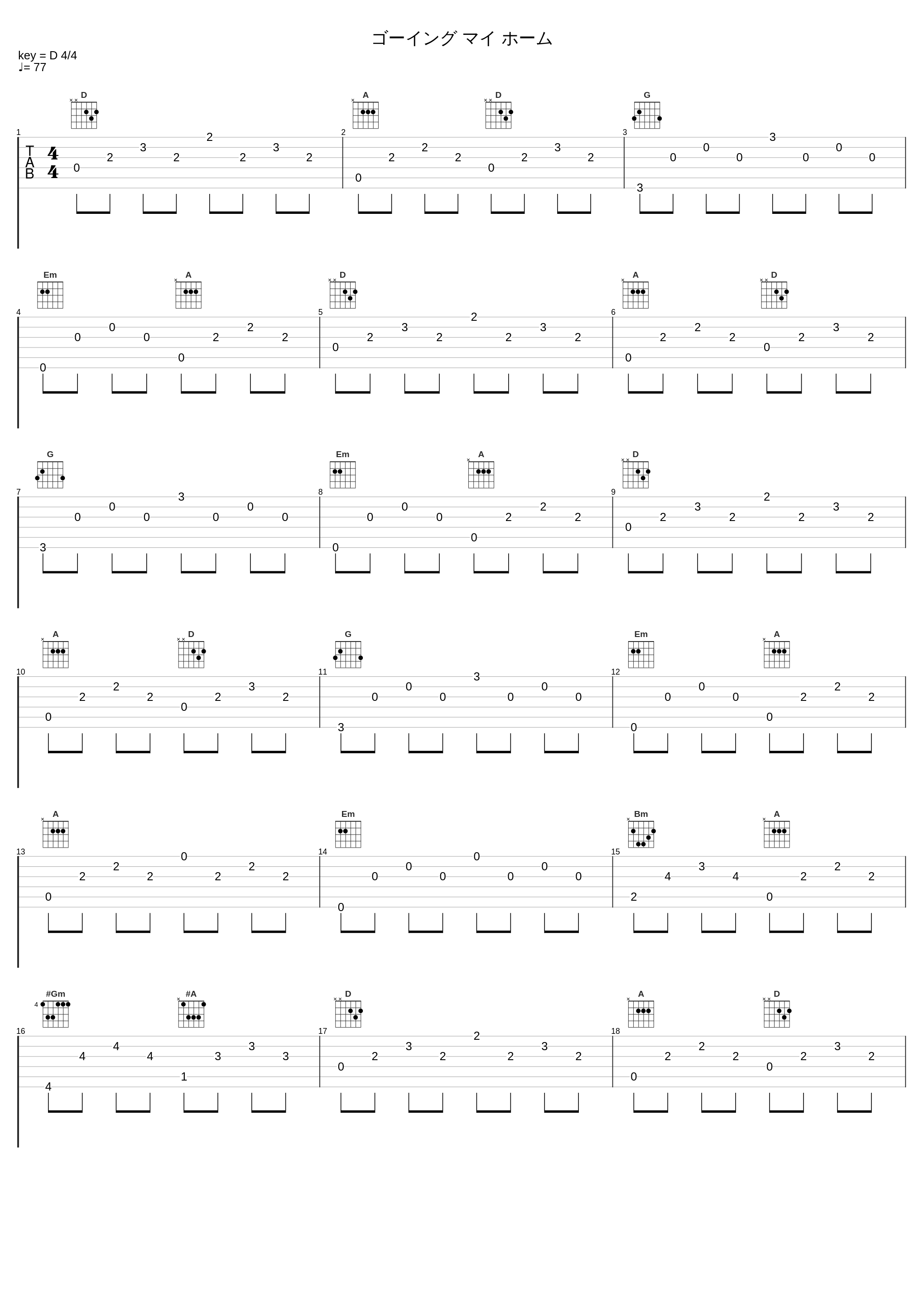 ゴーイング マイ ホーム_GONTITI_1