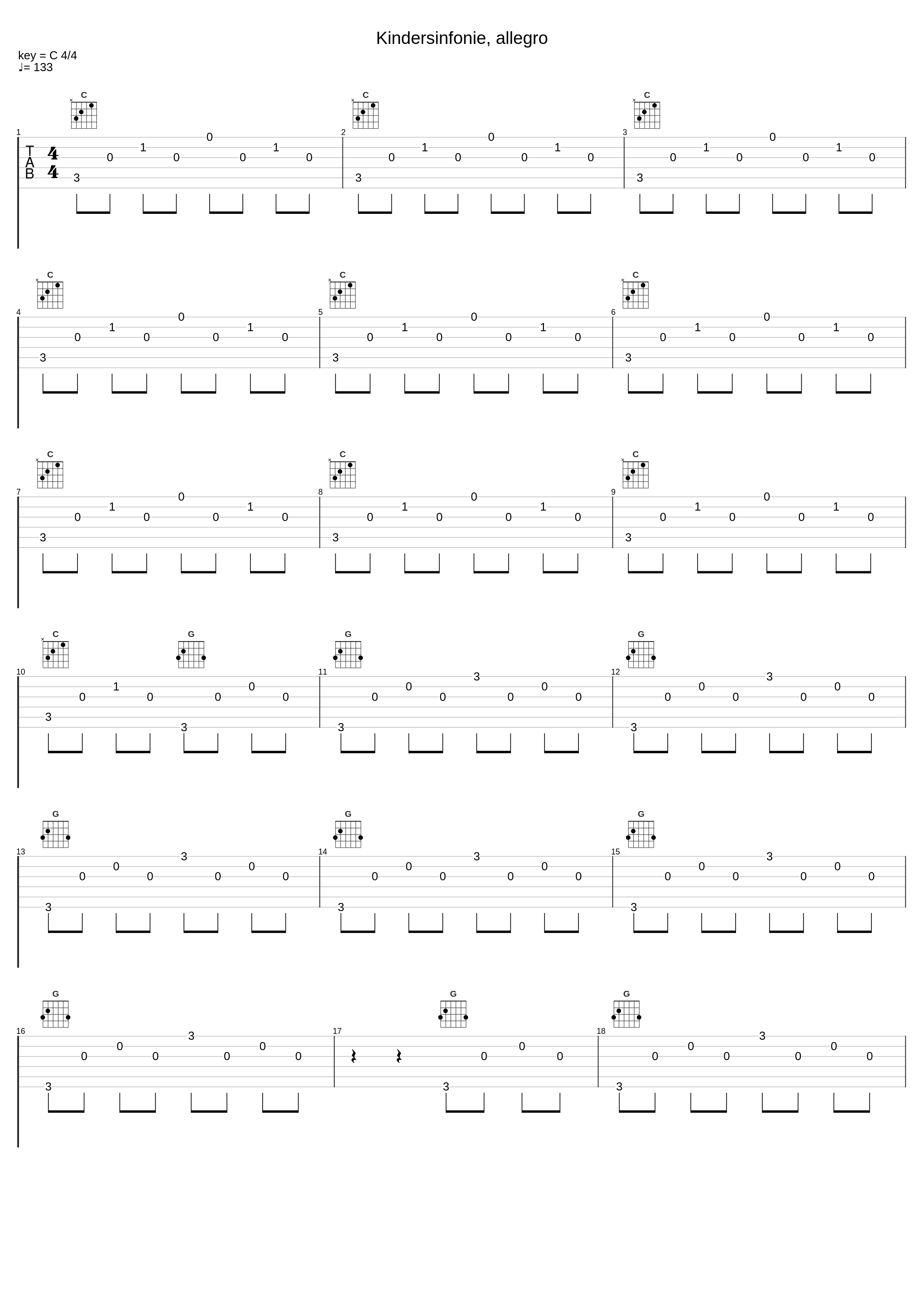 Kindersinfonie, allegro_Sebastiano de Gennaro,Leopold Mozart_1