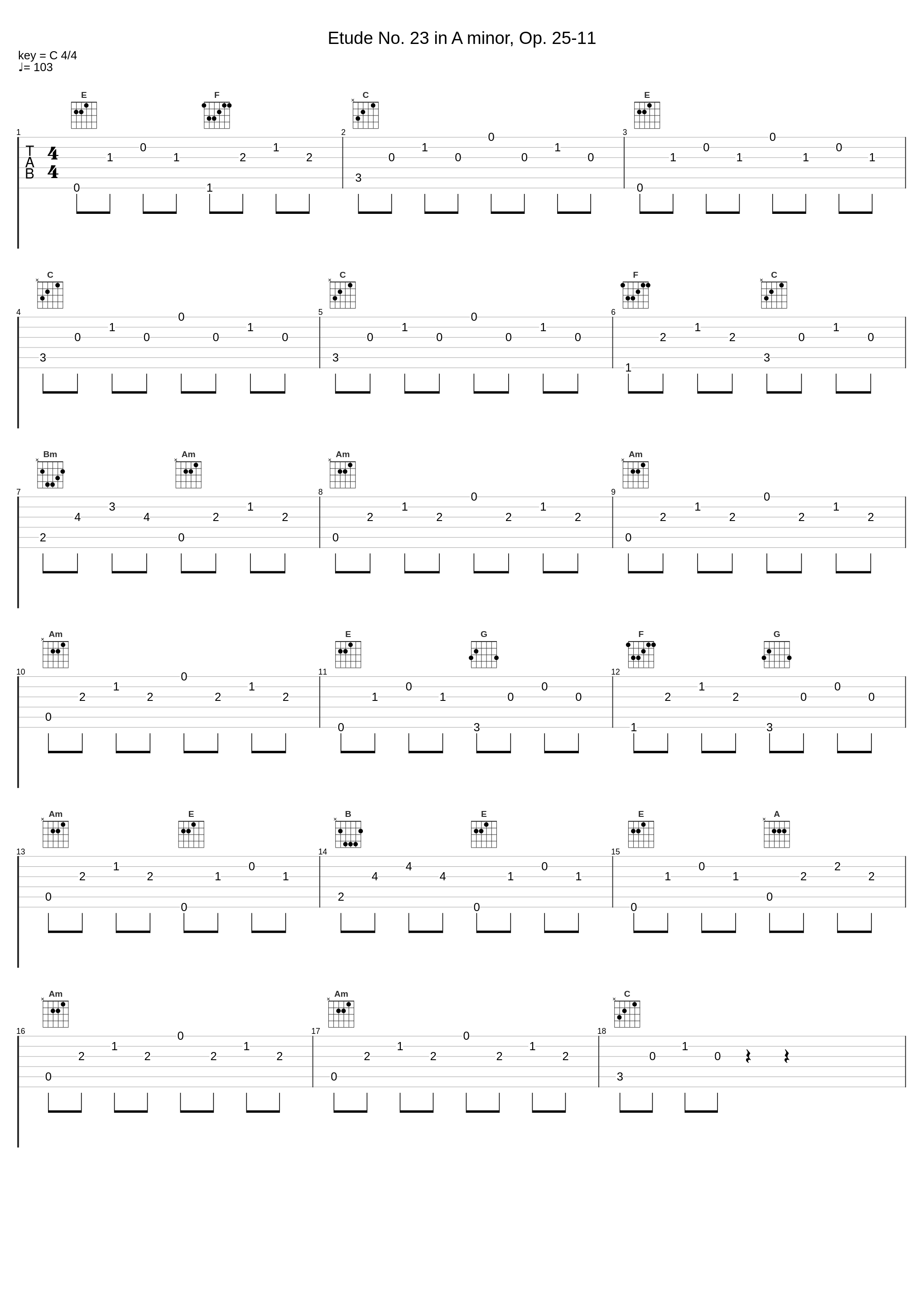 Etude No. 23 in A minor, Op. 25-11_Christoph Karlmann,Frédéric Chopin_1