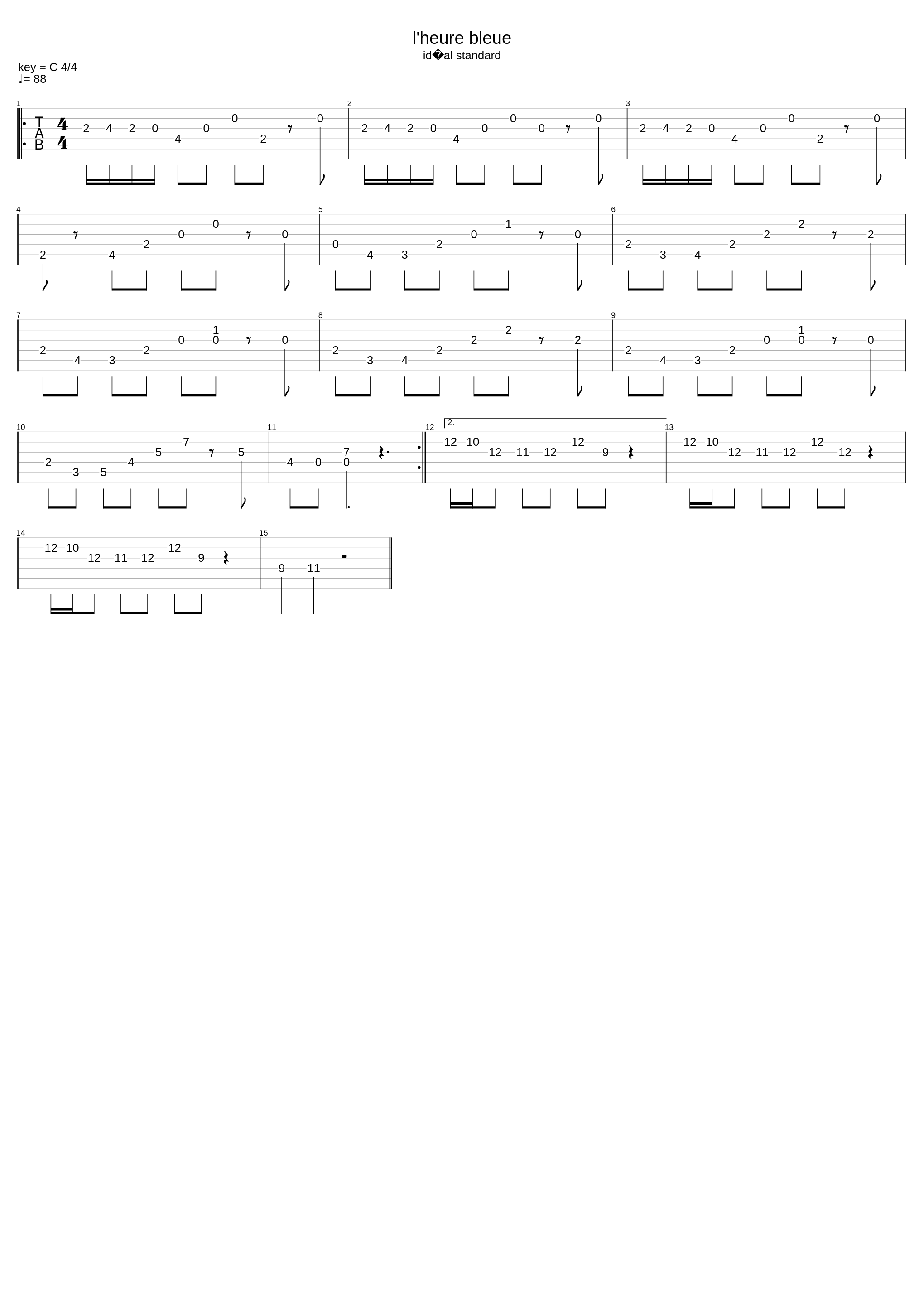 L'heure Bleue_Jean-Louis Aubert_1