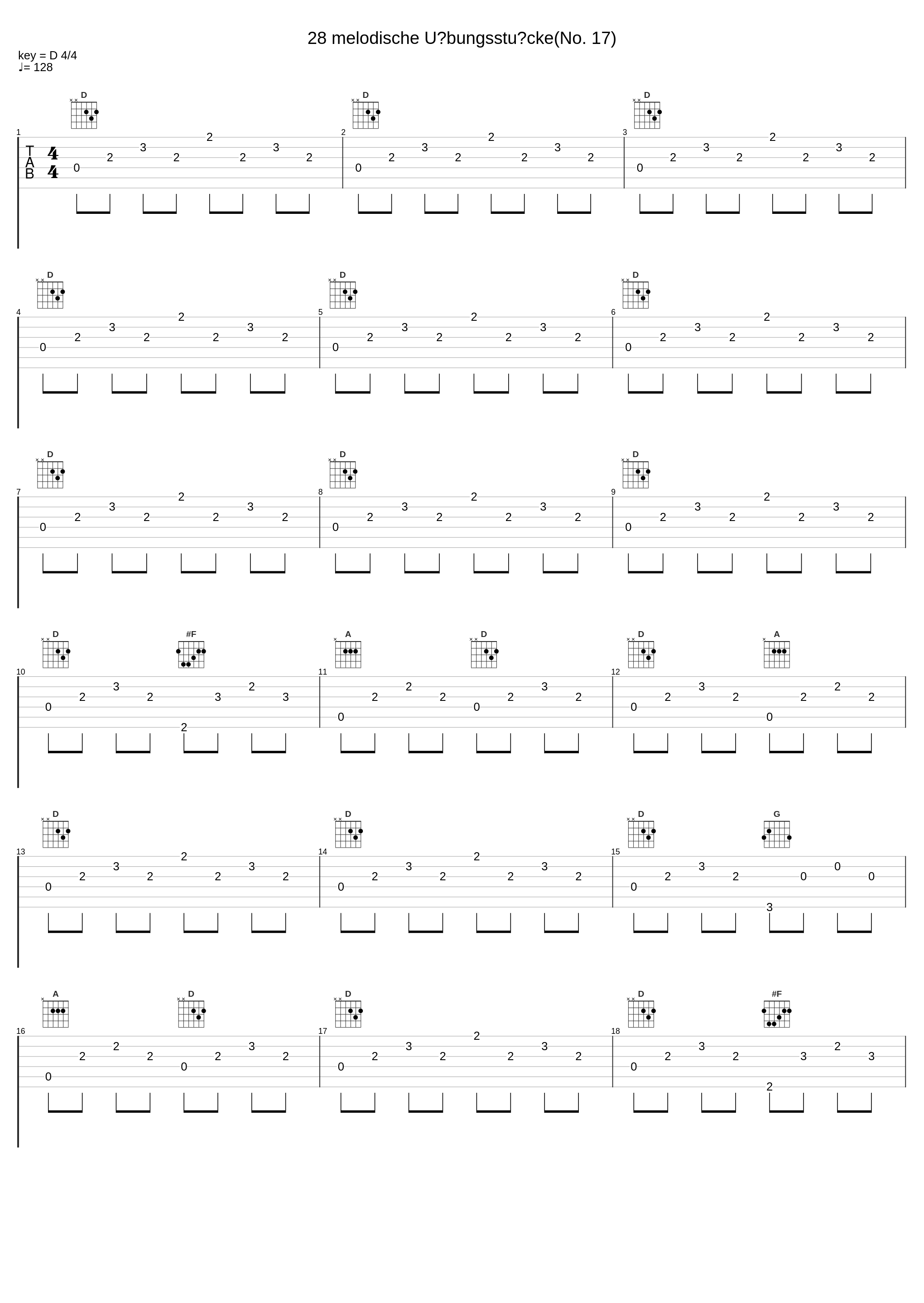 28 melodische Übungsstücke(No. 17)_Anton Diabelli,Nologo_1