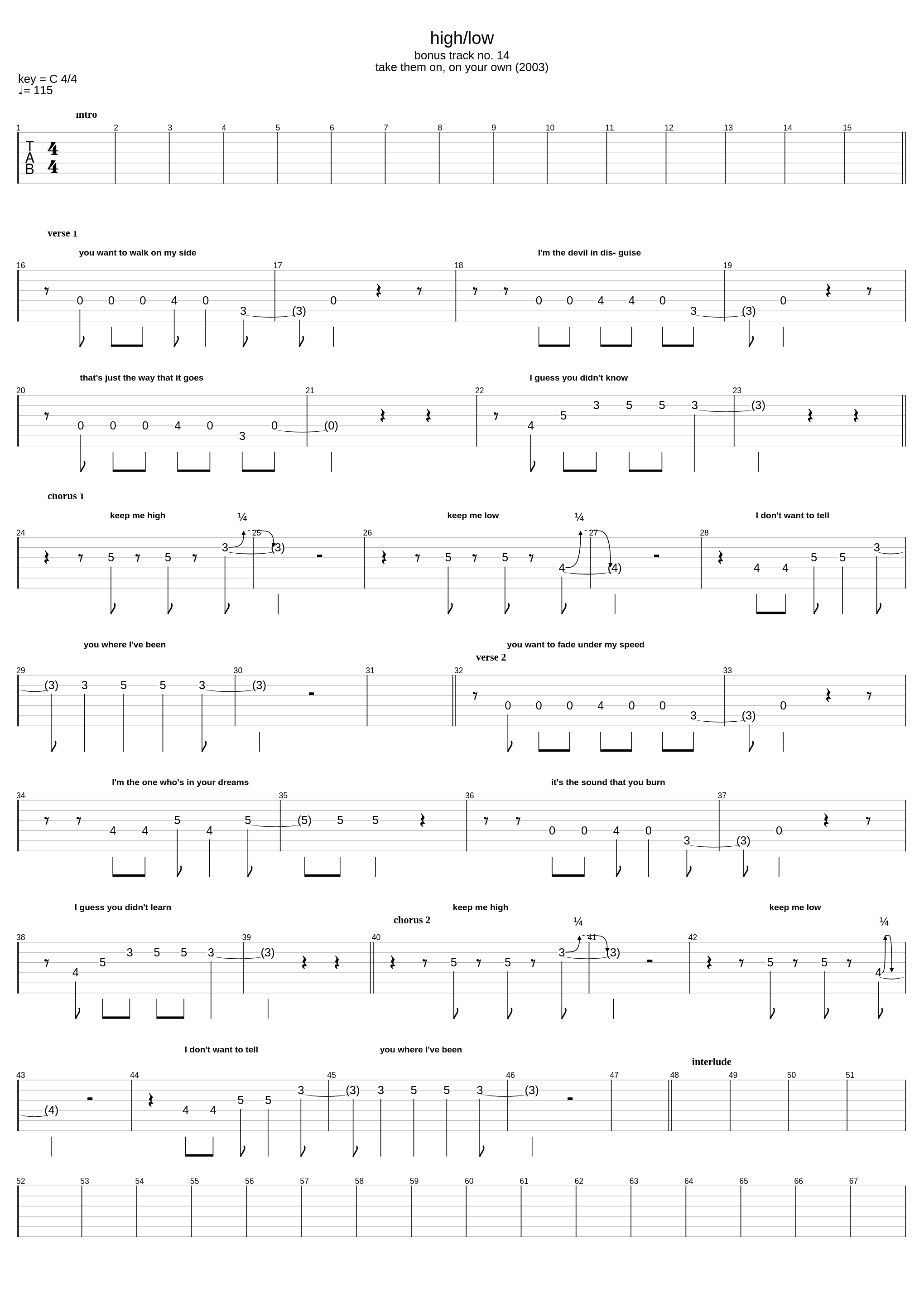 High Low_Black Rebel Motorcycle Club_1