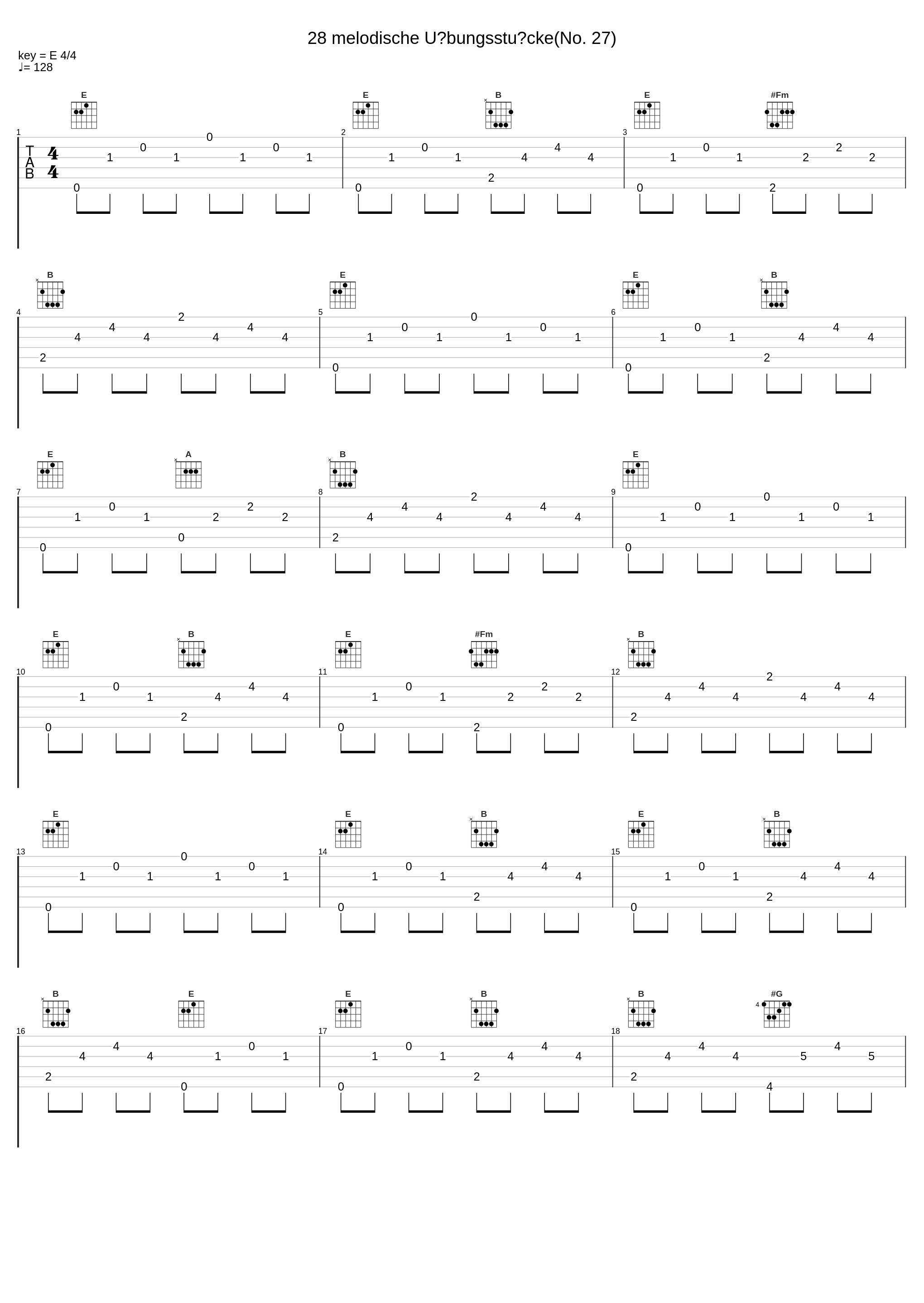 28 melodische Übungsstücke(No. 27)_Anton Diabelli,Nologo_1