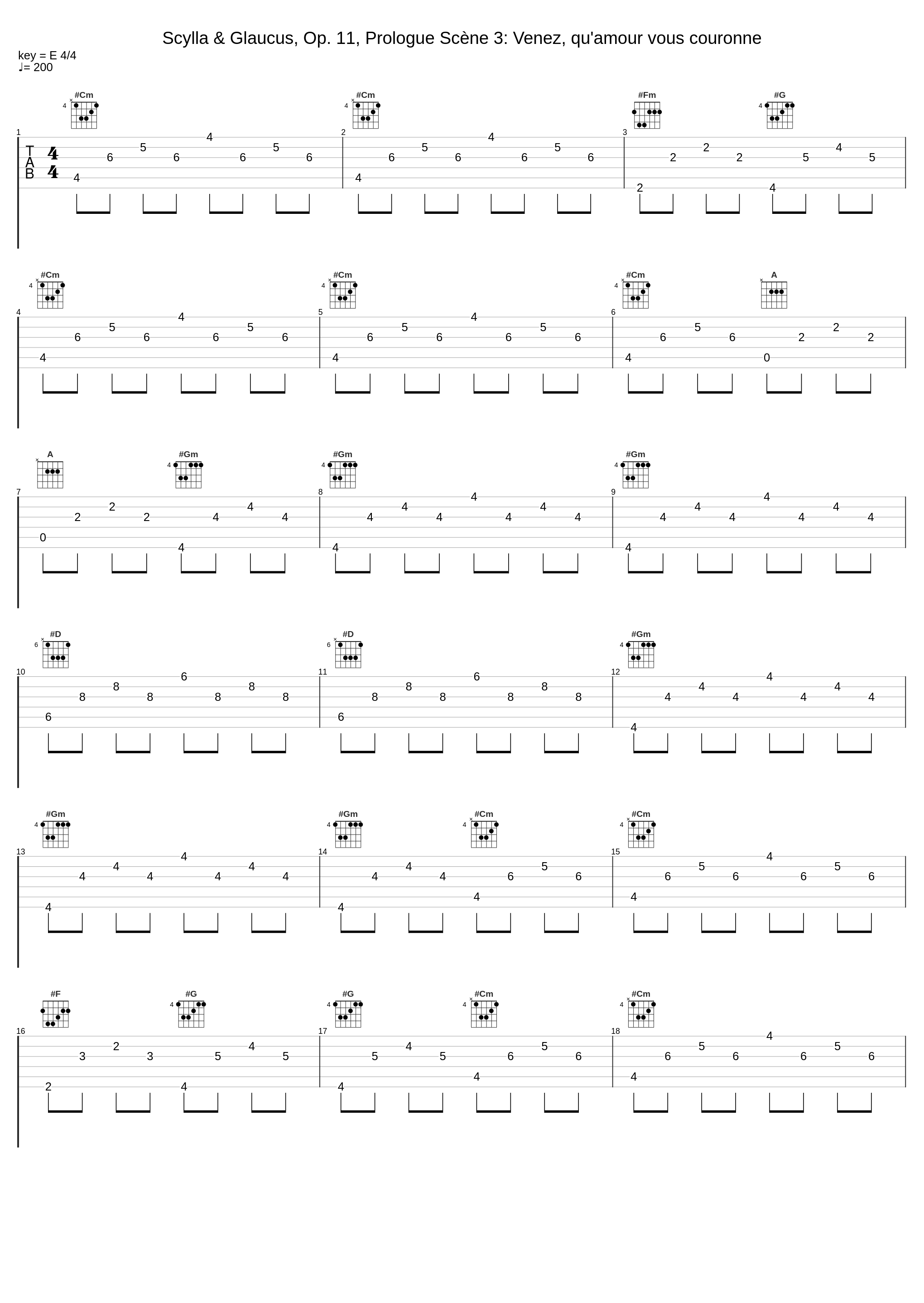 Scylla & Glaucus, Op. 11, Prologue Scène 3: Venez, qu'amour vous couronne_Les Nouveaux Caractères,Sébastien d'Hérin,Marie Lenormand,Jean-Marie Leclair,d'Albaret_1